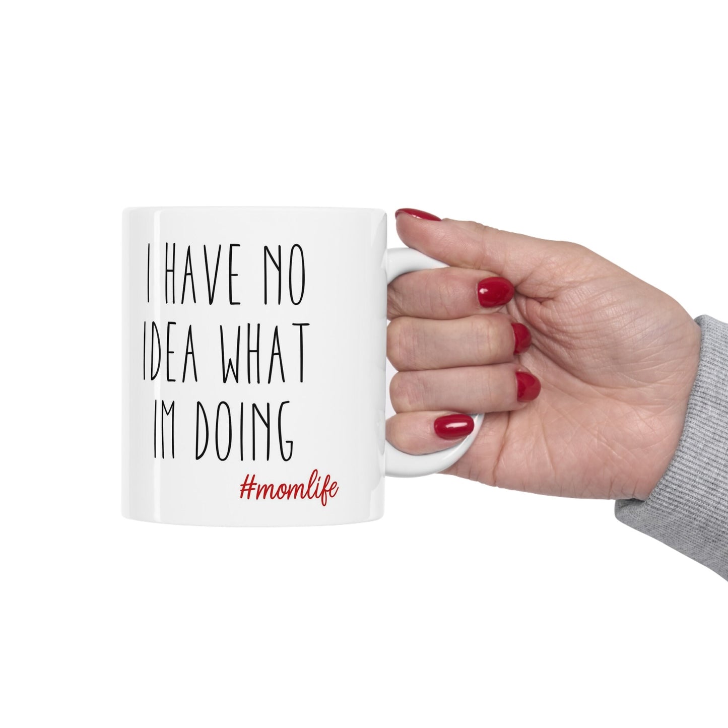 I Have No Idea Adulting Mug, Funny Mug, Coffee Quotes Mug, Gift Coffee Mug, White Ceramic Coffee Mug 11oz, Cup for Coffee or Tea