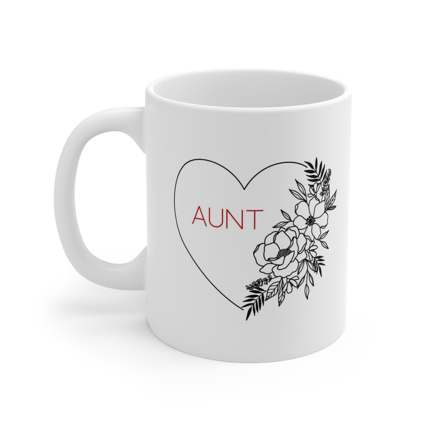 Auntie Mug, Funny Mug, Gift Coffee Mug, Gift Mug for Aunts, Coffee Quotes Mug, White Ceramic Coffee Mug 11oz, Cup for Coffee