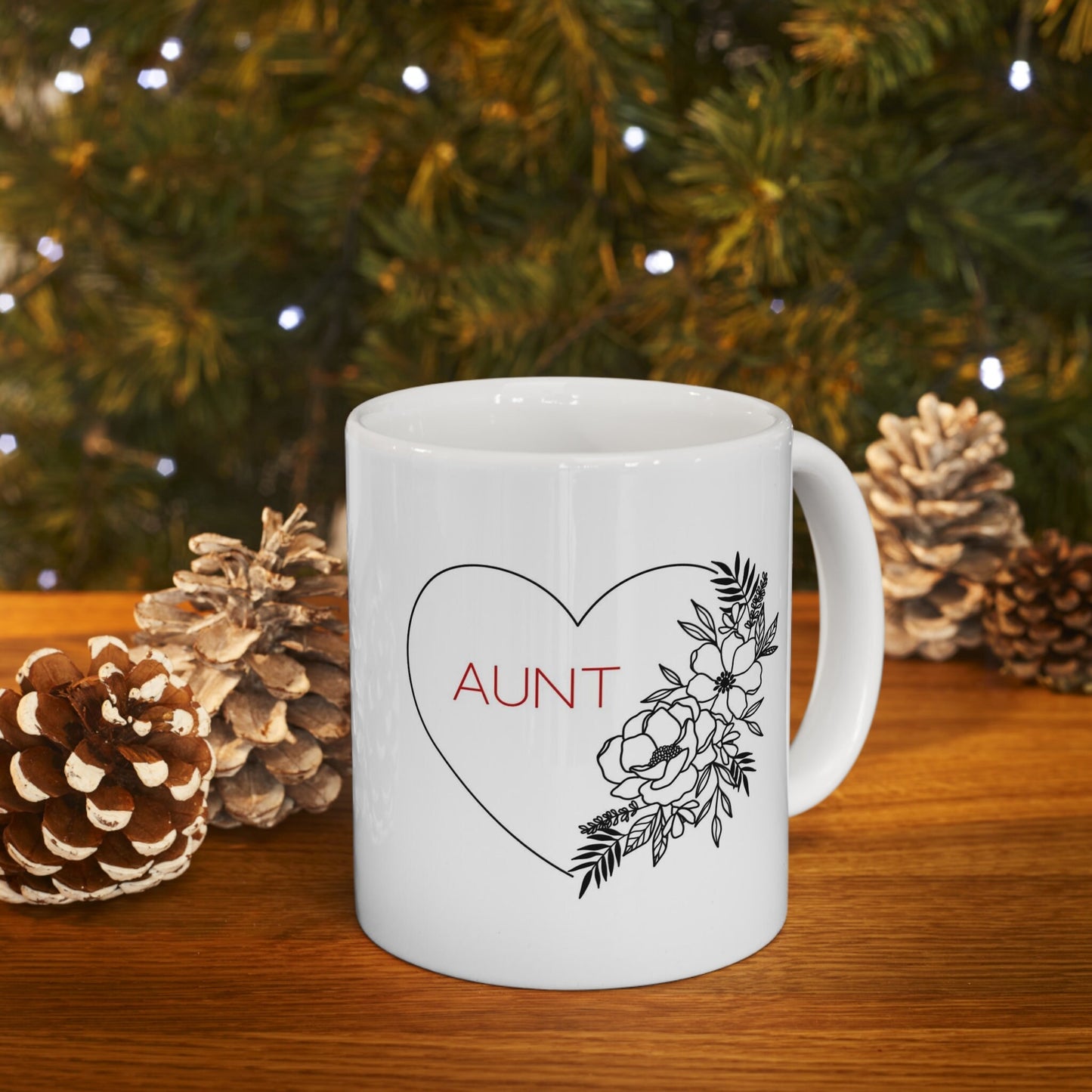 Auntie Mug, Funny Mug, Gift Coffee Mug, Gift Mug for Aunts, Coffee Quotes Mug, White Ceramic Coffee Mug 11oz, Cup for Coffee