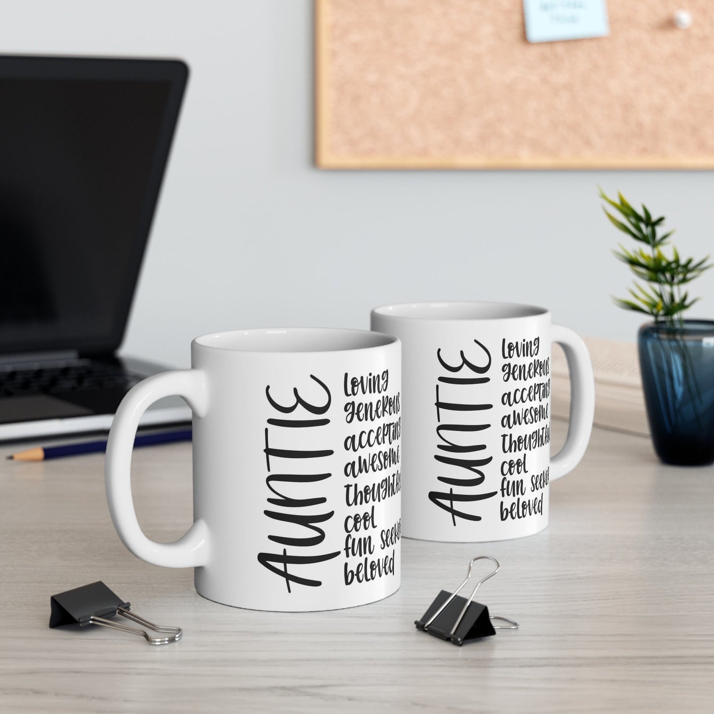 Gift Mug for Aunts, Auntie List Mug, Funny Mug, Coffee Mug, Coffee Quotes Mug, Cup for Coffee, White Ceramic Coffee 11 oz