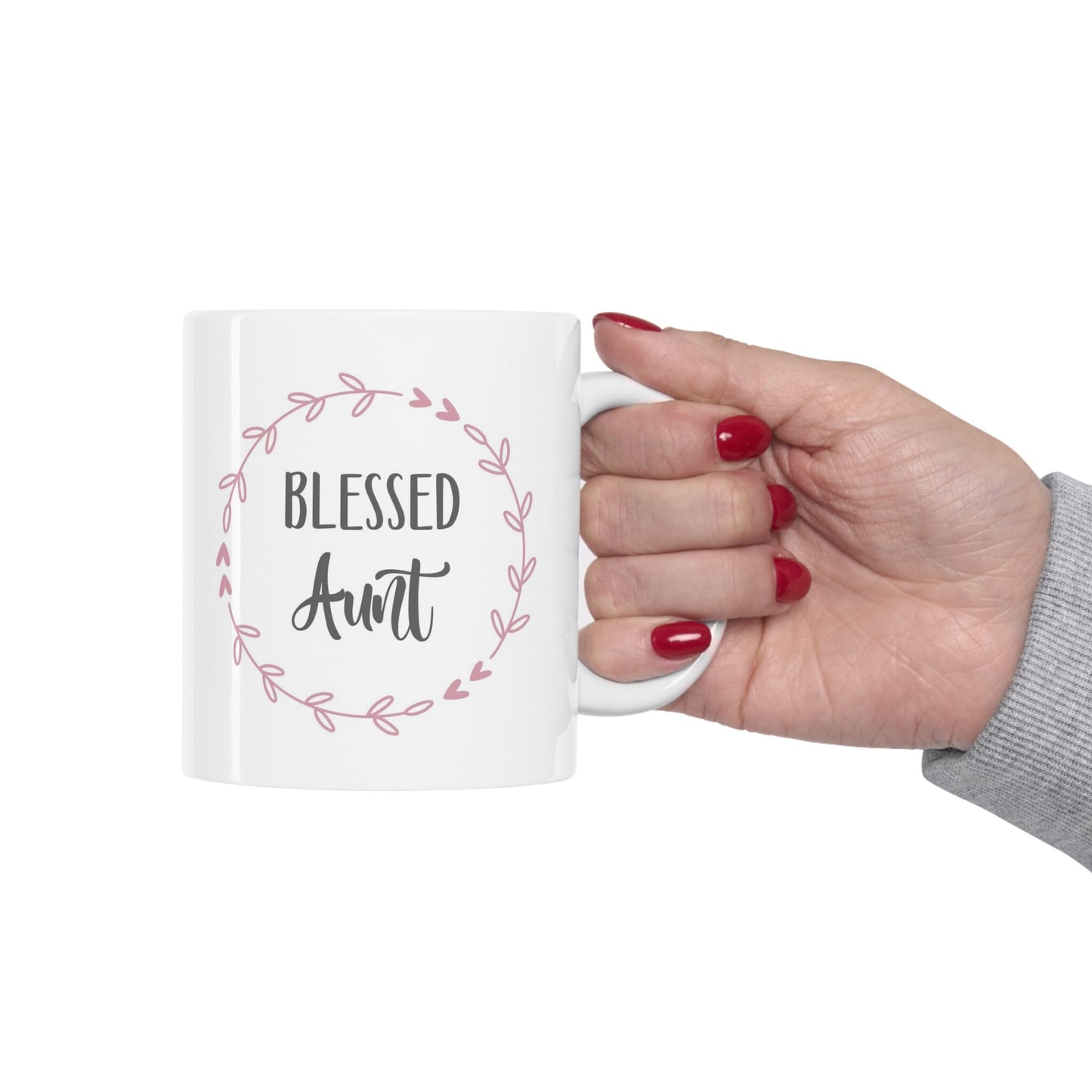 Tasse cadeau tante bénie, tasse tante, tasse drôle, tasse à café cadeau, tasse à citations sur le café, tasse en céramique pour café ou thé 11 oz