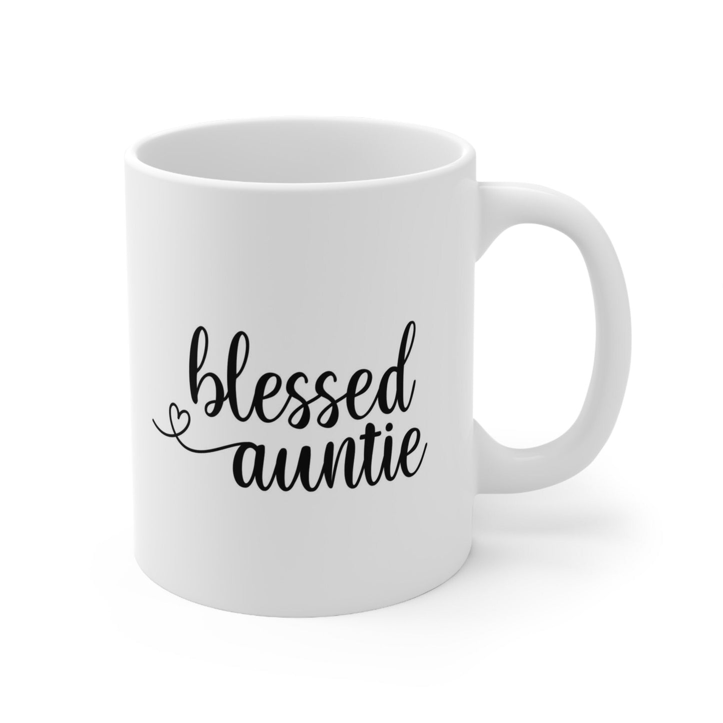 Tasse cadeau tante bénie, tasse pour tante, tasse à café cadeau, tasse à citations sur le café, tasse en céramique pour café ou thé 11 oz