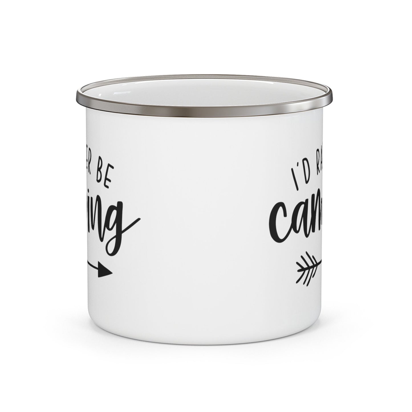 I Would Rather Be Camping Quote Mug, Gift Coffee Mug, Inspirational Camping Mug, Mug with Quotes, Stainless Steel Camping Mug 12oz