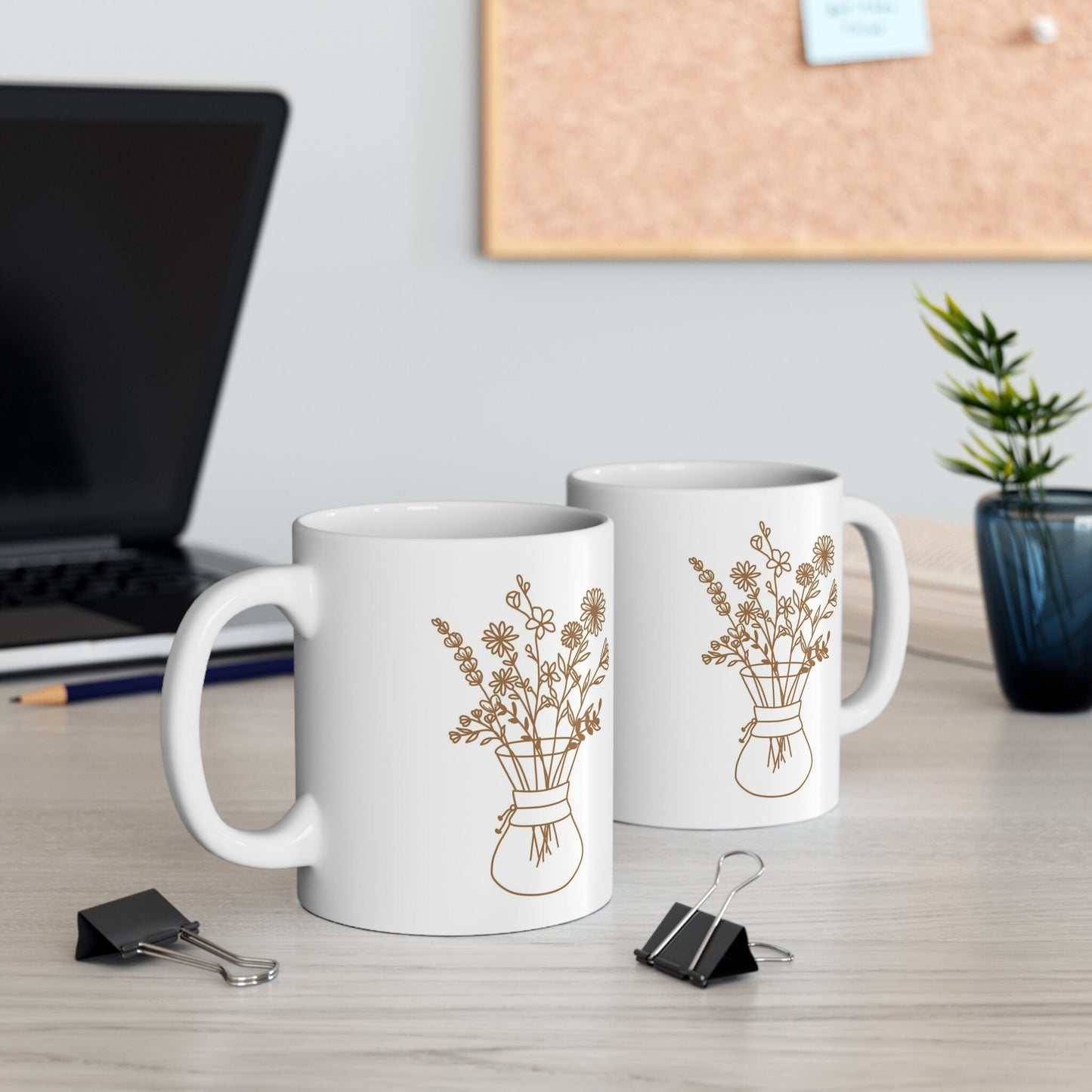 Tasse à café en forme de bouquet de fleurs, tasse à café cadeau, tasse à café avec citations, tasse inspirante, tasse pour café ou thé, tasse à café en céramique 11 oz