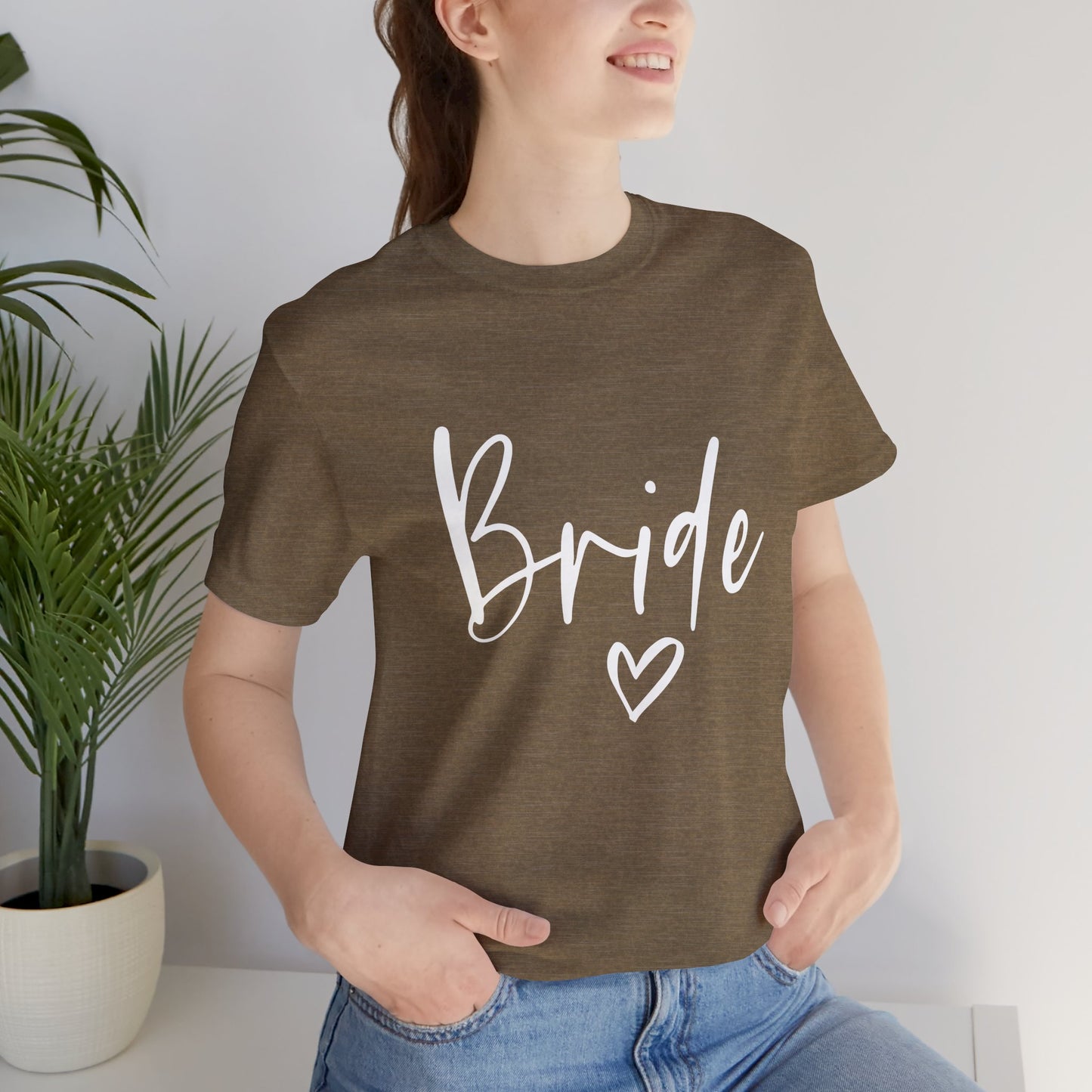 Bride T-shirt, Wedding Shirt, Bride Tee, Bridal Shower, Heart T-shirt, Bachelorette Party Shirt, Hen Night Top, Gift Shirt for Bride