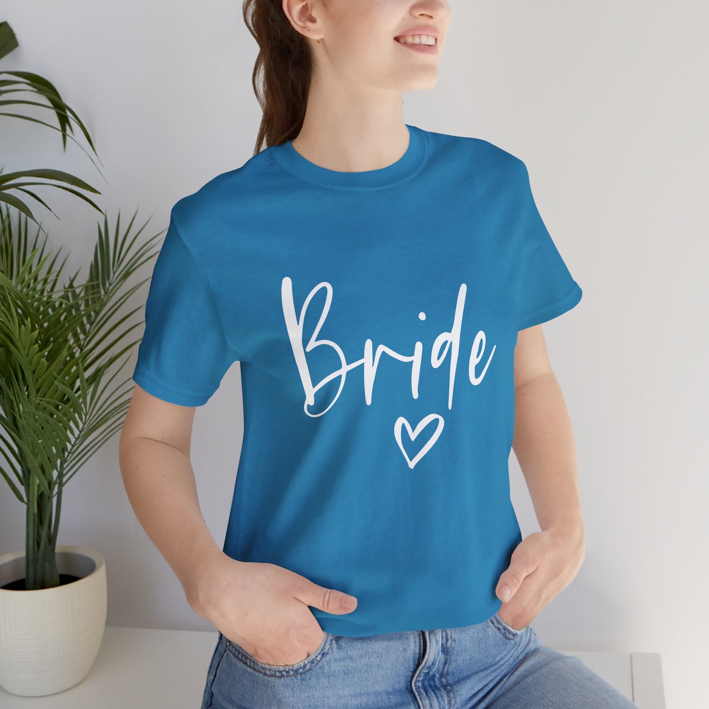 Bride T-shirt, Wedding Shirt, Bride Tee, Bridal Shower, Heart T-shirt, Bachelorette Party Shirt, Hen Night Top, Gift Shirt for Bride