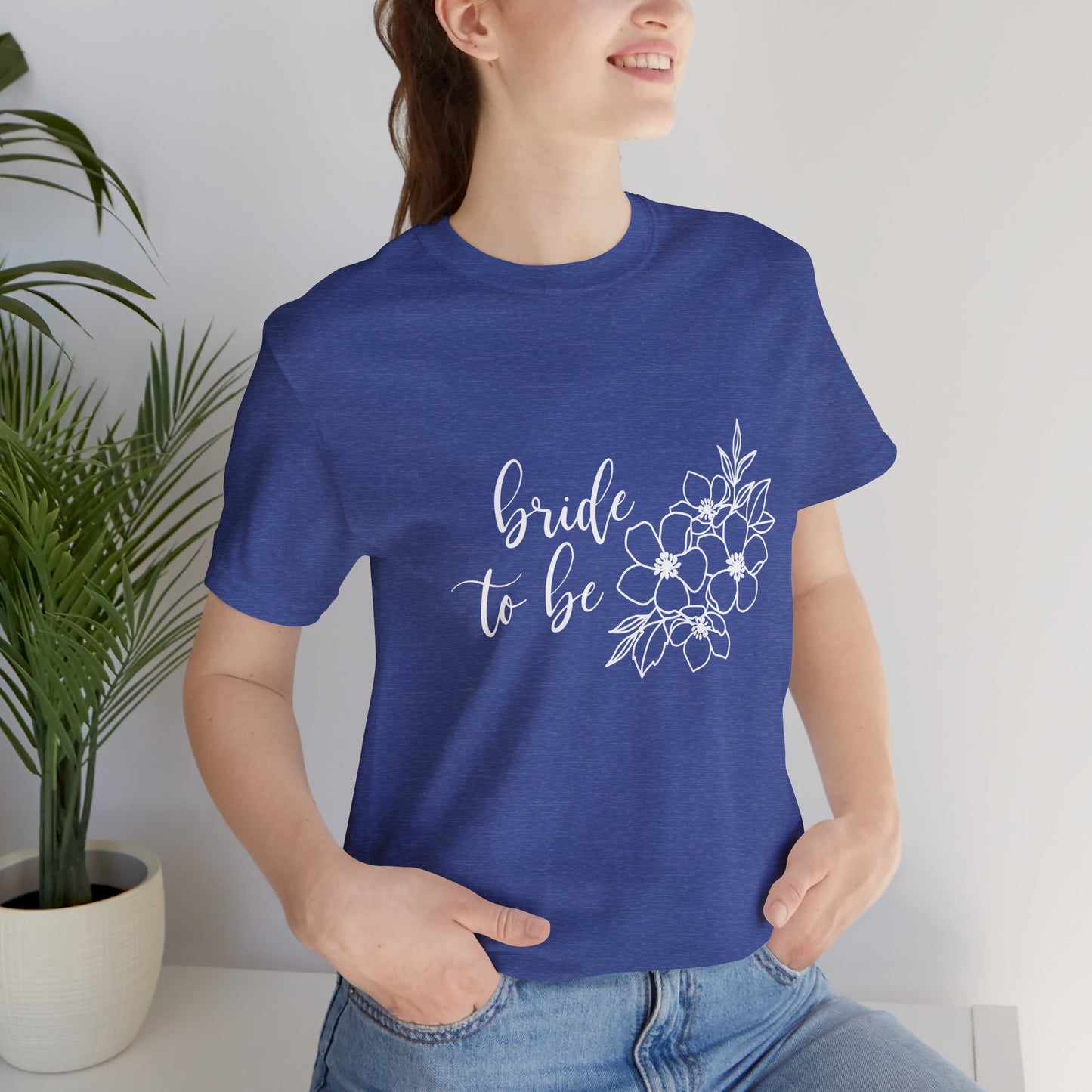 Bride to Be T-shirt, Wedding Shirt, Floral Shirt, Bride Tee, Bachelorette Shirt, Gift Shirt for Bride, Bridal Shower Shirt