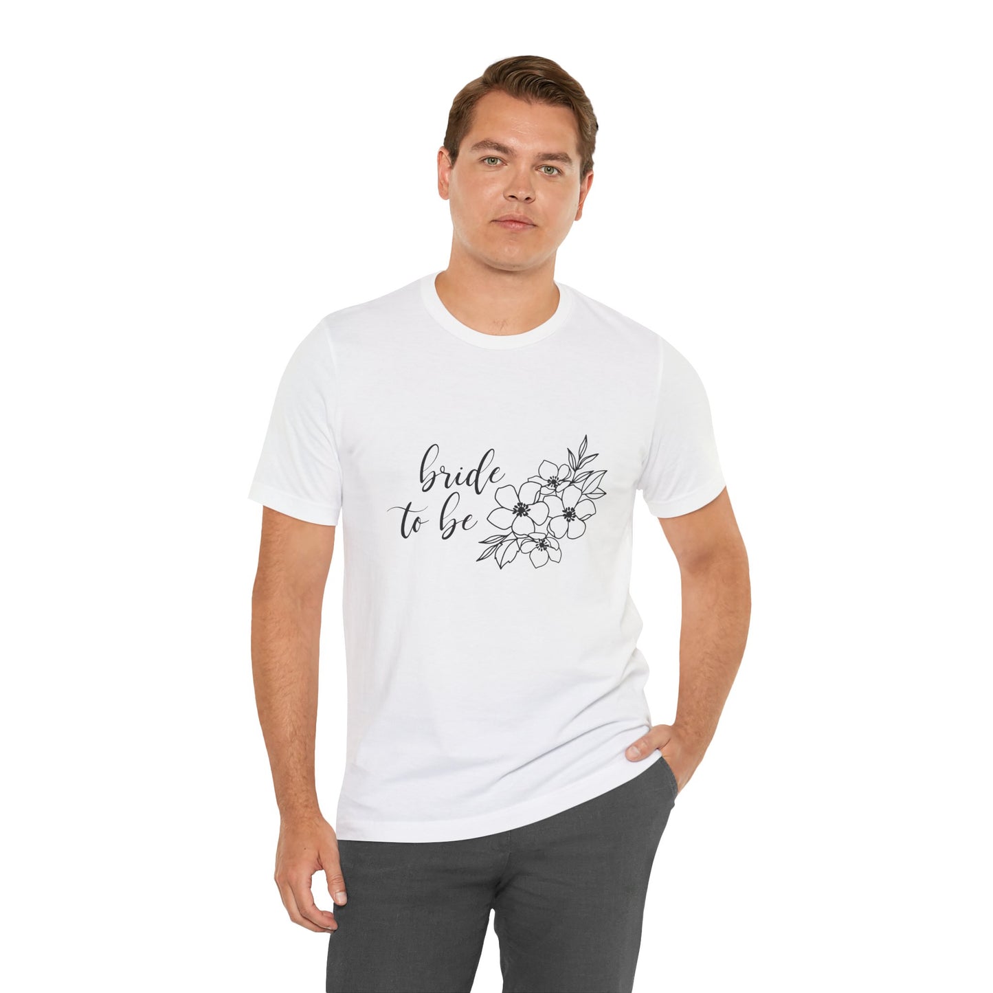 Bride to Be T-shirt, Wedding Shirt, Floral Shirt, Bride Tee, Bachelorette Shirt, Gift Shirt for Bride, Bridal Shower Shirt