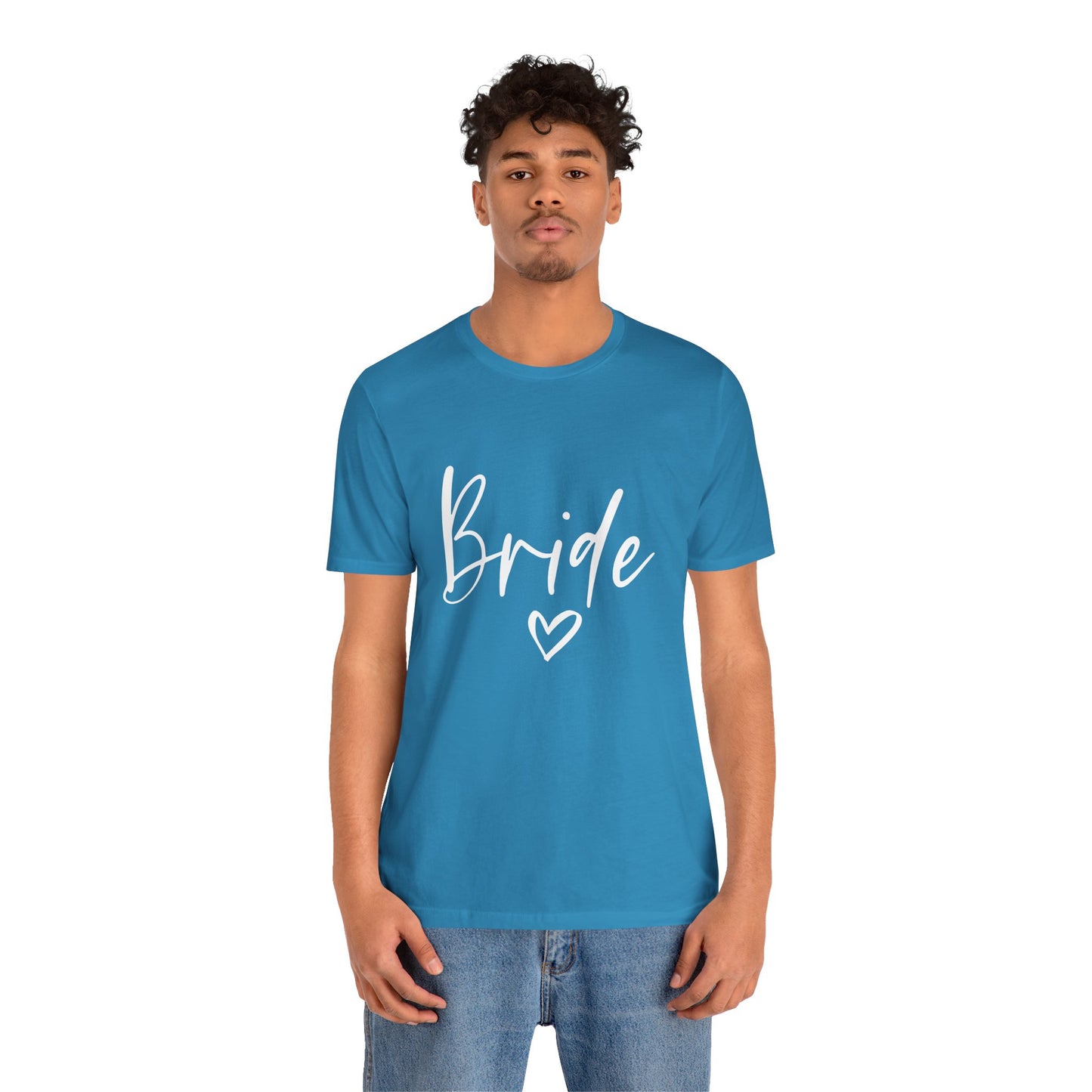 Bride T-shirt, Wedding Shirt, Bride Tee, Bridal Shower, Heart T-shirt, Bachelorette Party Shirt, Hen Night Top, Gift Shirt for Bride