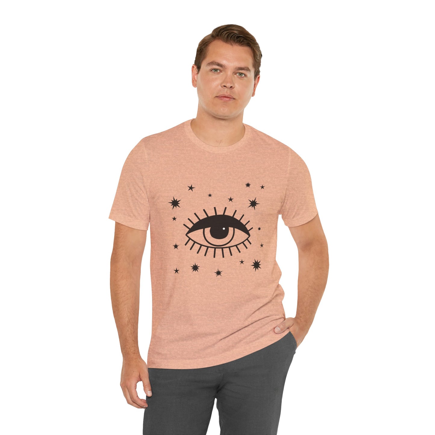 Mystical Shirt, Third Eye T-shirt, Boho T-shirt, Stars T-Shirt, Bohemian T-shirt, Astrologic Shirt, Gift for Her