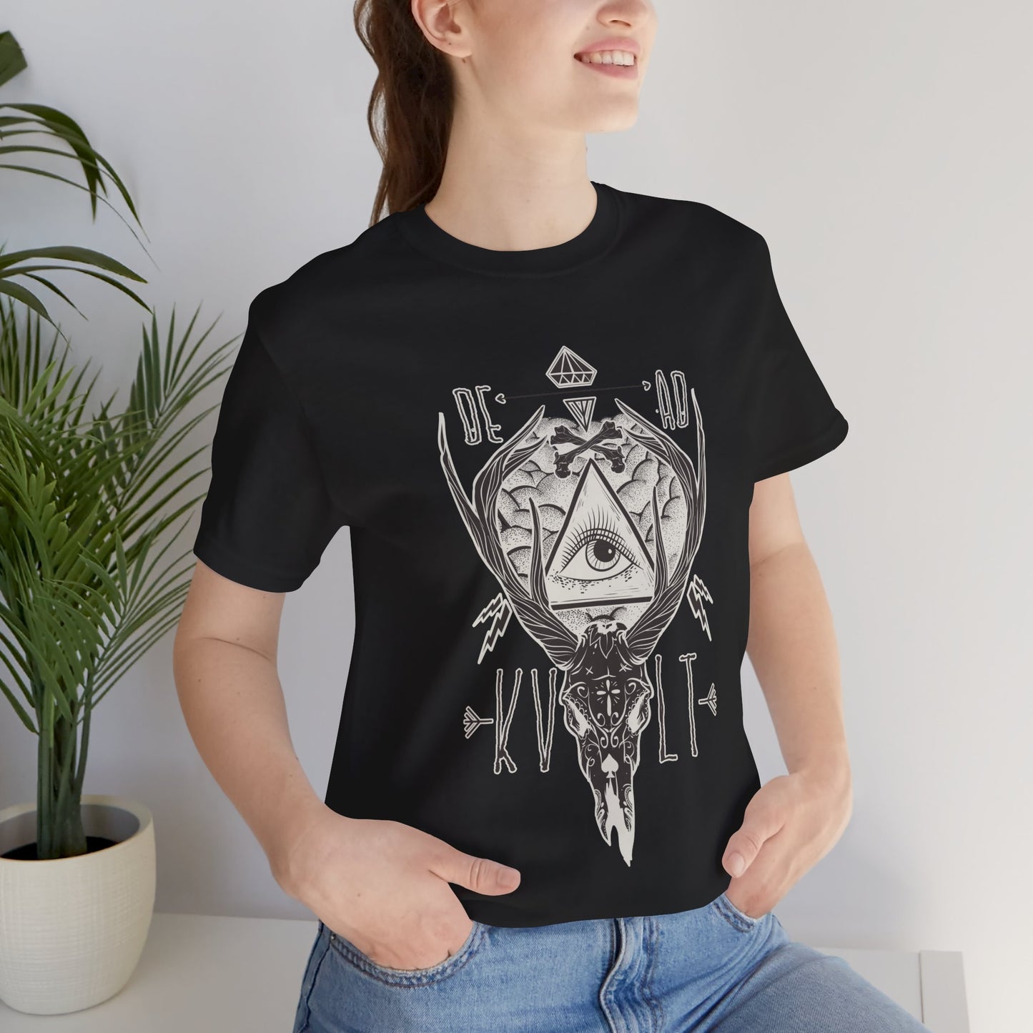 Dead Kvlt T-shirt, Eye T-shirt, Skull Shirt, Heavy Metal Shirt, Motorcycle T-Shirt, Scary Shirt, Horror Shirt, Rockers T-shirt,