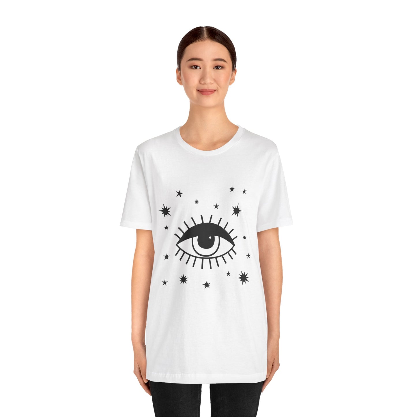 Mystical Shirt, Third Eye T-shirt, Boho T-shirt, Stars T-Shirt, Bohemian T-shirt, Astrologic Shirt, Gift for Her