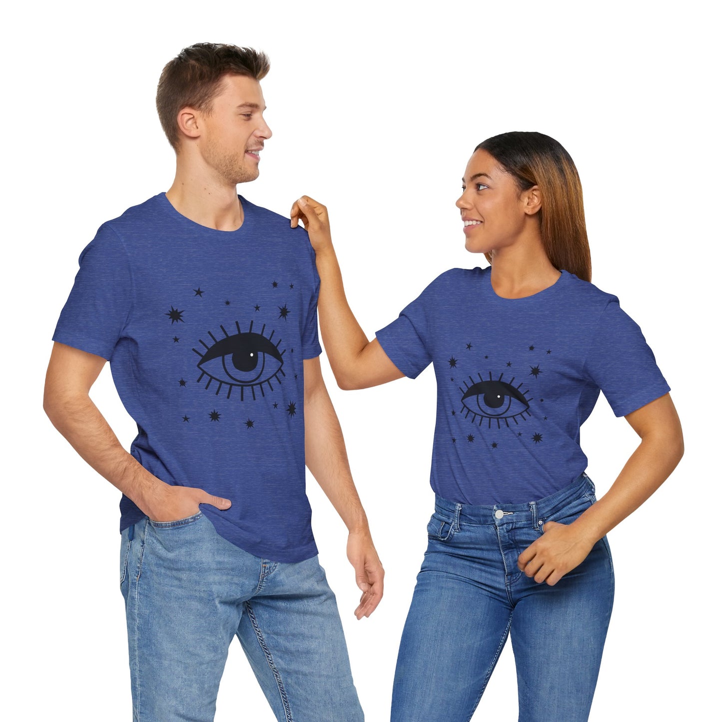 Mystical Shirt, Third Eye T-shirt, Boho T-shirt, Stars T-Shirt, Bohemian T-shirt, Astrologic Shirt, Gift for Her