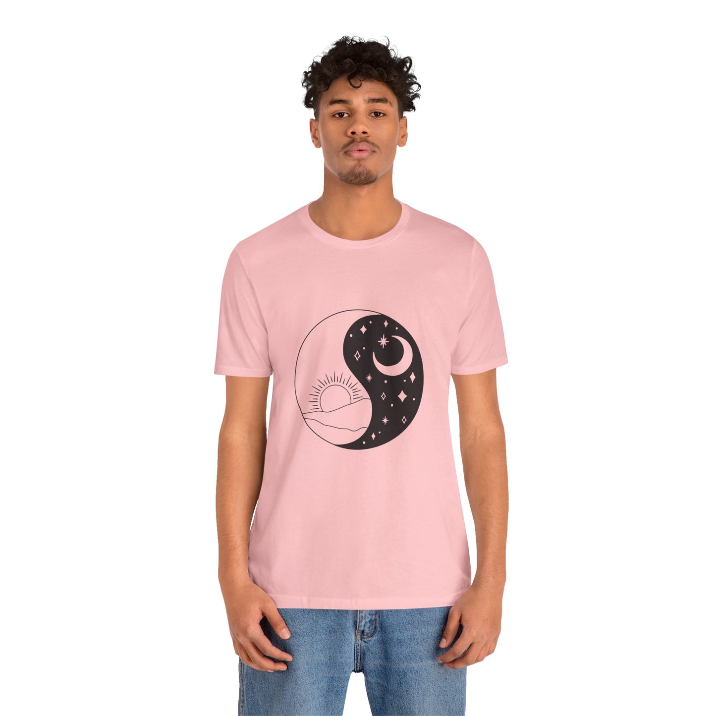 Ying Yang T-shirt, Sun and Moon Shirt, Mystical Shirt, Boho T-shirt, Mystics Shirt, Bohemian T-shirt, Gift Shirt for Her