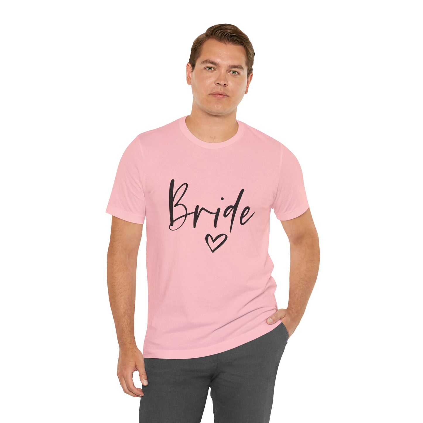 Bride T-shirt, Wedding Shirt, Bride Tee, Bridal Shower, Heart T-shirt, Bachelorette Party Shirt, Hen Night Top, Gift Shirt for Bride