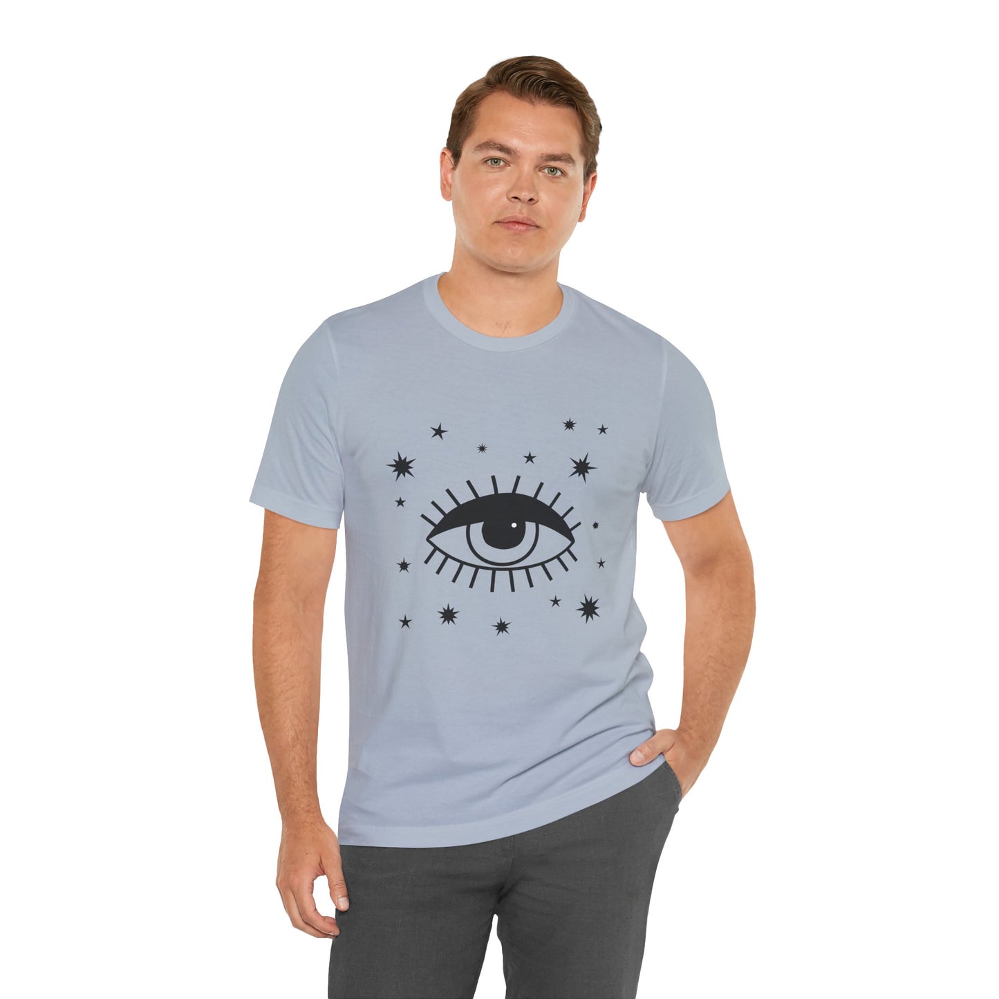Mystical Shirt, Third Eye T-shirt, Boho T-shirt, Stars T-Shirt, Bohemian T-shirt, Astrologic Shirt, Gift for Her