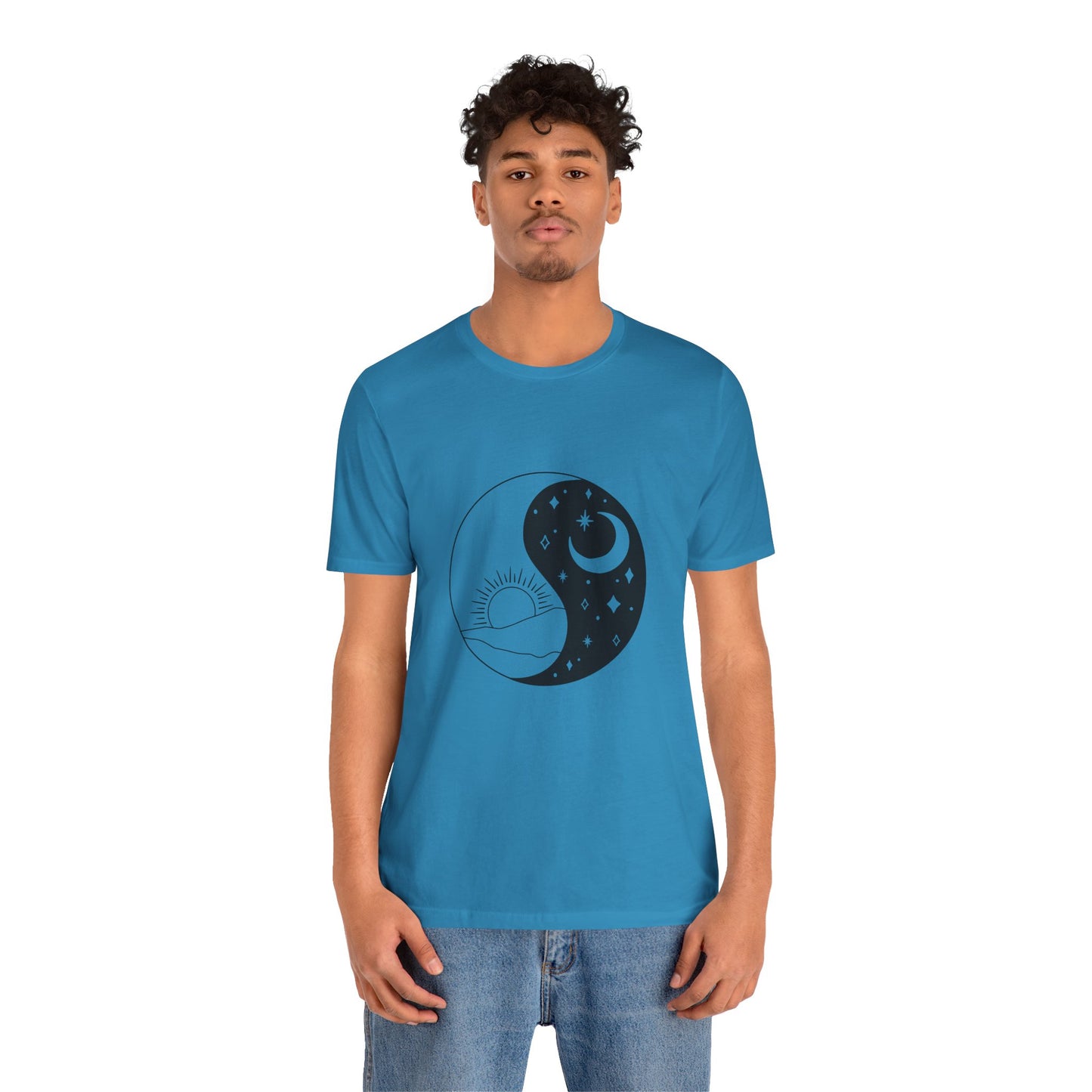 Ying Yang T-shirt, Sun and Moon Shirt, Mystical Shirt, Boho T-shirt, Mystics Shirt, Bohemian T-shirt, Gift Shirt for Her