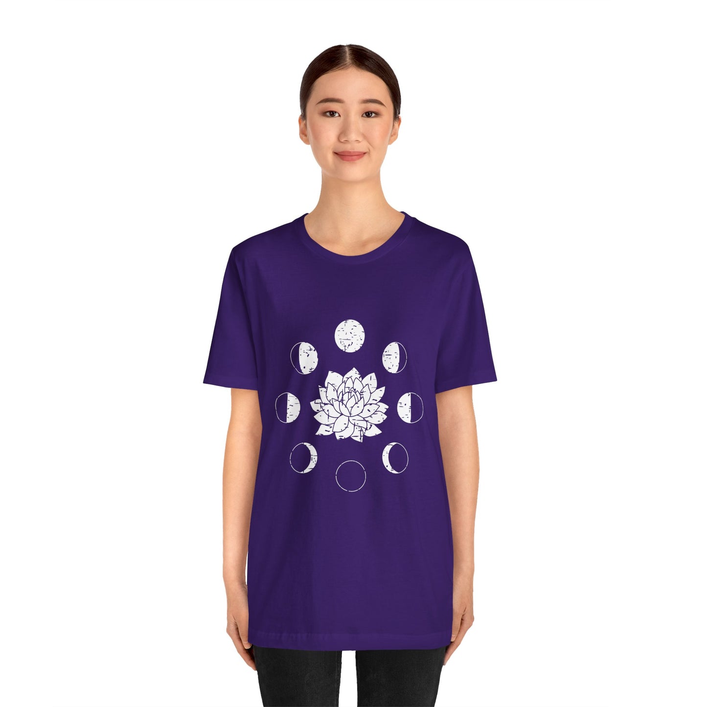 Lotus Moon Phase T-shirt, Boho T-shirt, Grunge Shirt, Inspirational T-shirt, Bohemian T-shirt, Moon and Stars T-Shirt, Gift for Her