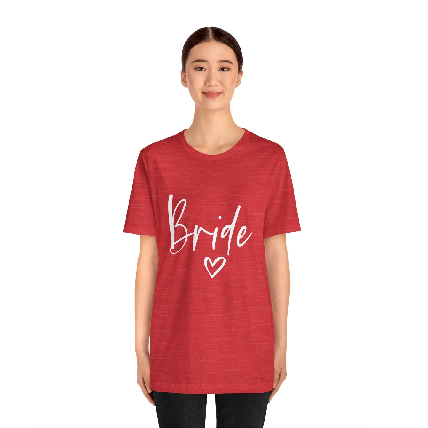 Bride T-shirt, Wedding Shirt, Bride Tee, Bridal Shower, Heart T-shirt, Bachelorette Party Shirt, Hen Night Top, Gift Shirt for Bride