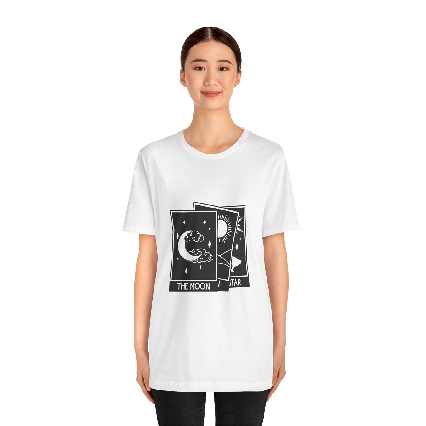 Tarot Stack T-shirt, Astrology Shirt, Mystical Shirt, Boho T-shirt, Moon Stars Sun T-Shirt, Mystic Shirt Gift for Her