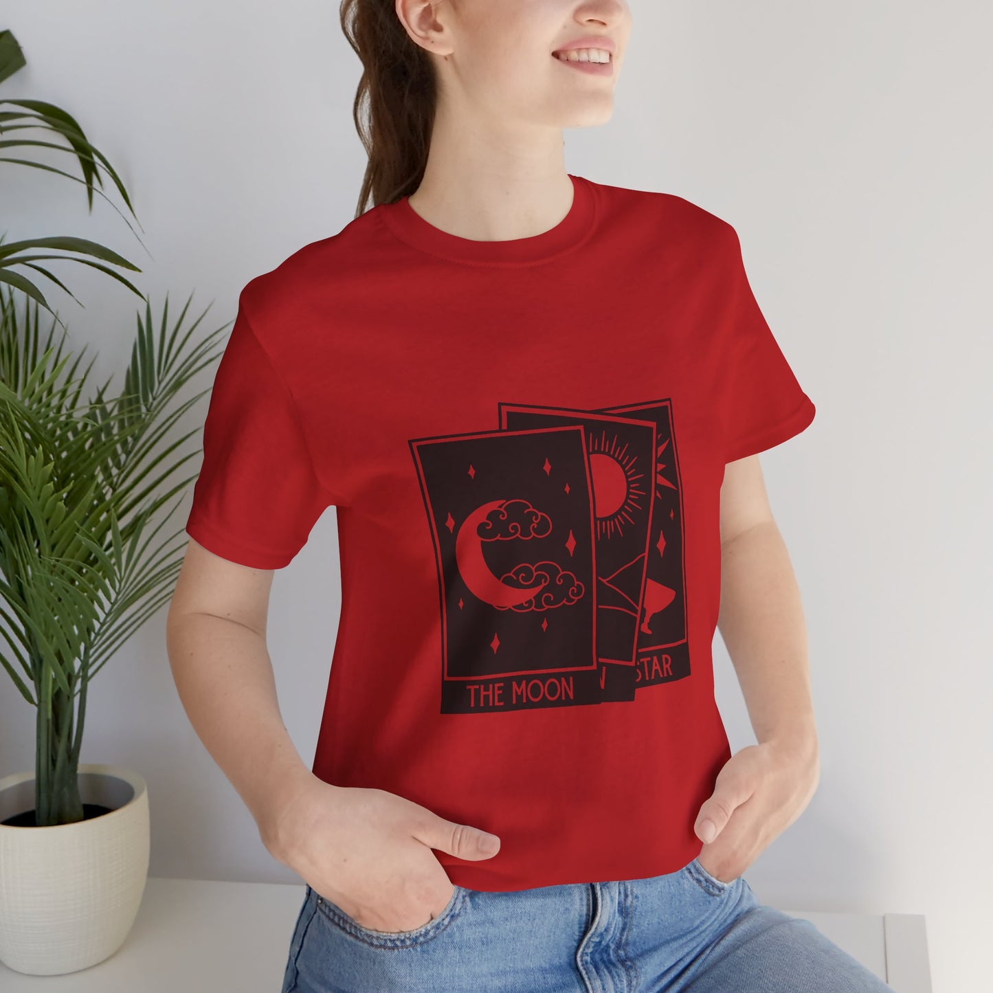Tarot Stack T-shirt, Astrology Shirt, Mystical Shirt, Boho T-shirt, Moon Stars Sun T-Shirt, Mystic Shirt Gift for Her