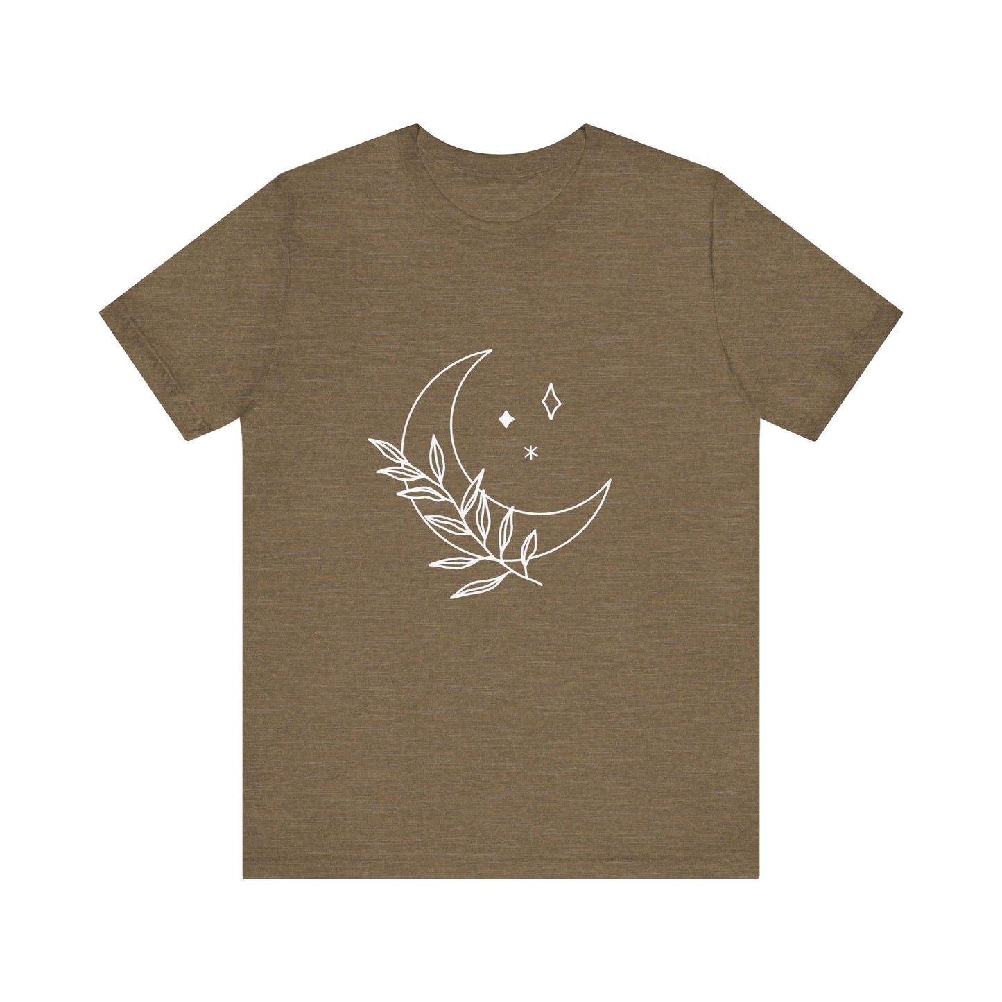 Moon Branch T-shirt, Mystical Shirt, Mystic Tee, Boho T-shirt, Bohemian T-shirt, Moon and Stars T-Shirt, Gift for Her