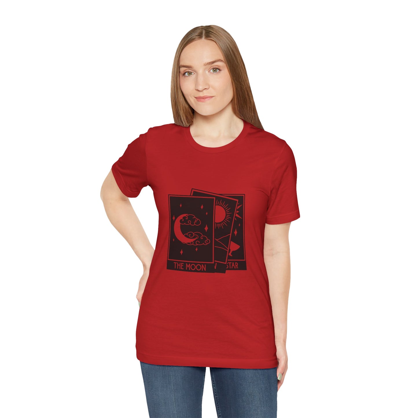 Tarot Stack T-shirt, Astrology Shirt, Mystical Shirt, Boho T-shirt, Moon Stars Sun T-Shirt, Mystic Shirt Gift for Her