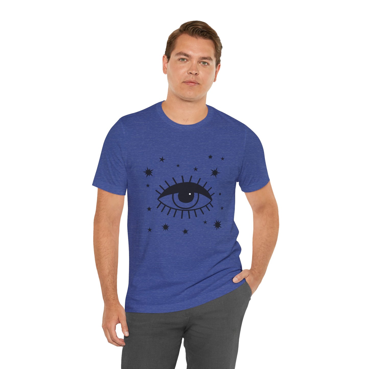 Mystical Shirt, Third Eye T-shirt, Boho T-shirt, Stars T-Shirt, Bohemian T-shirt, Astrologic Shirt, Gift for Her