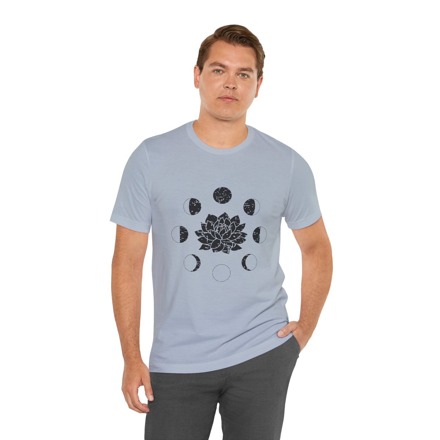 Lotus Moon Phase T-shirt, Boho T-shirt, Grunge Shirt, Inspirational T-shirt, Bohemian T-shirt, Moon and Stars T-Shirt, Gift for Her