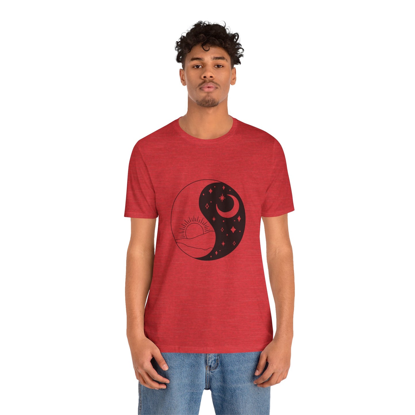 Ying Yang T-shirt, Sun and Moon Shirt, Mystical Shirt, Boho T-shirt, Mystics Shirt, Bohemian T-shirt, Gift Shirt for Her