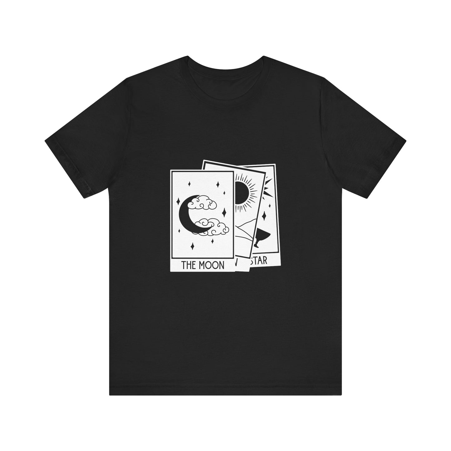 Tarot Stack T-shirt, Astrology Shirt, Mystical Shirt, Boho T-shirt, Moon Stars Sun T-Shirt, Mystic Shirt Gift for Her