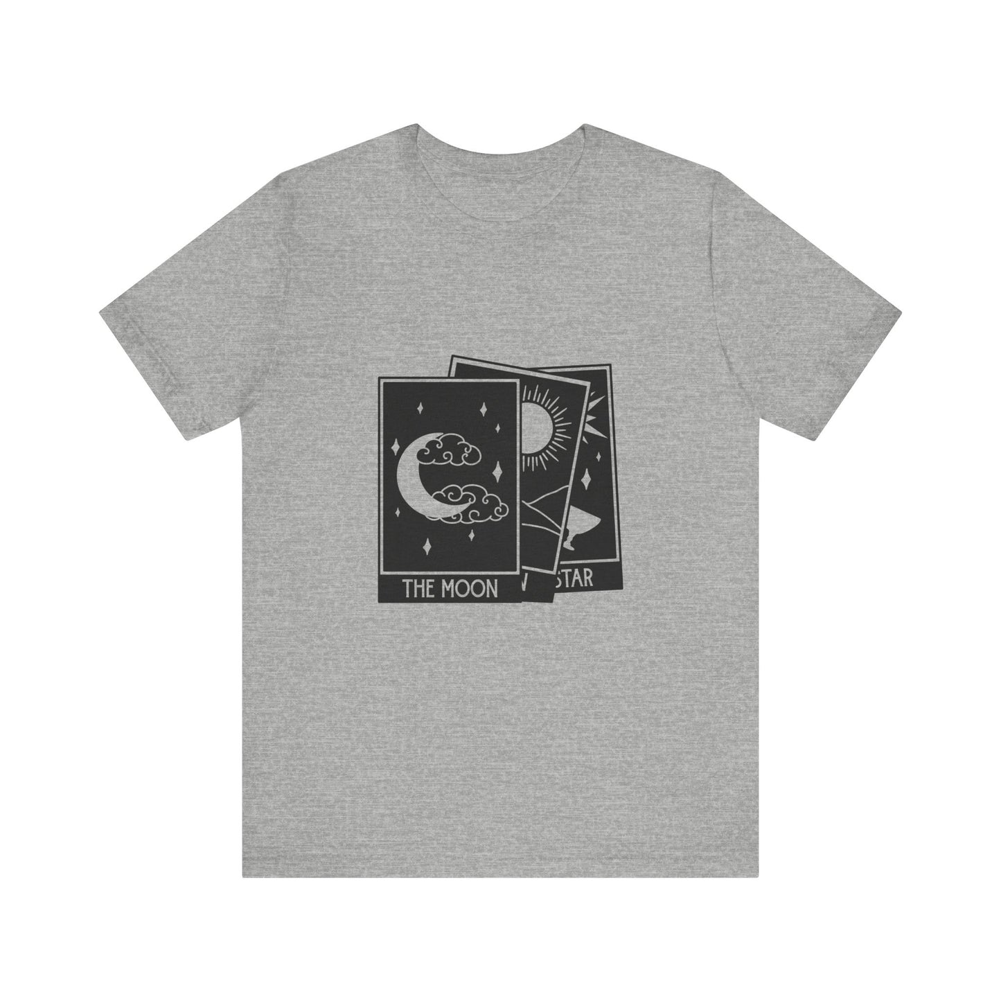 Tarot Stack T-shirt, Astrology Shirt, Mystical Shirt, Boho T-shirt, Moon Stars Sun T-Shirt, Mystic Shirt Gift for Her