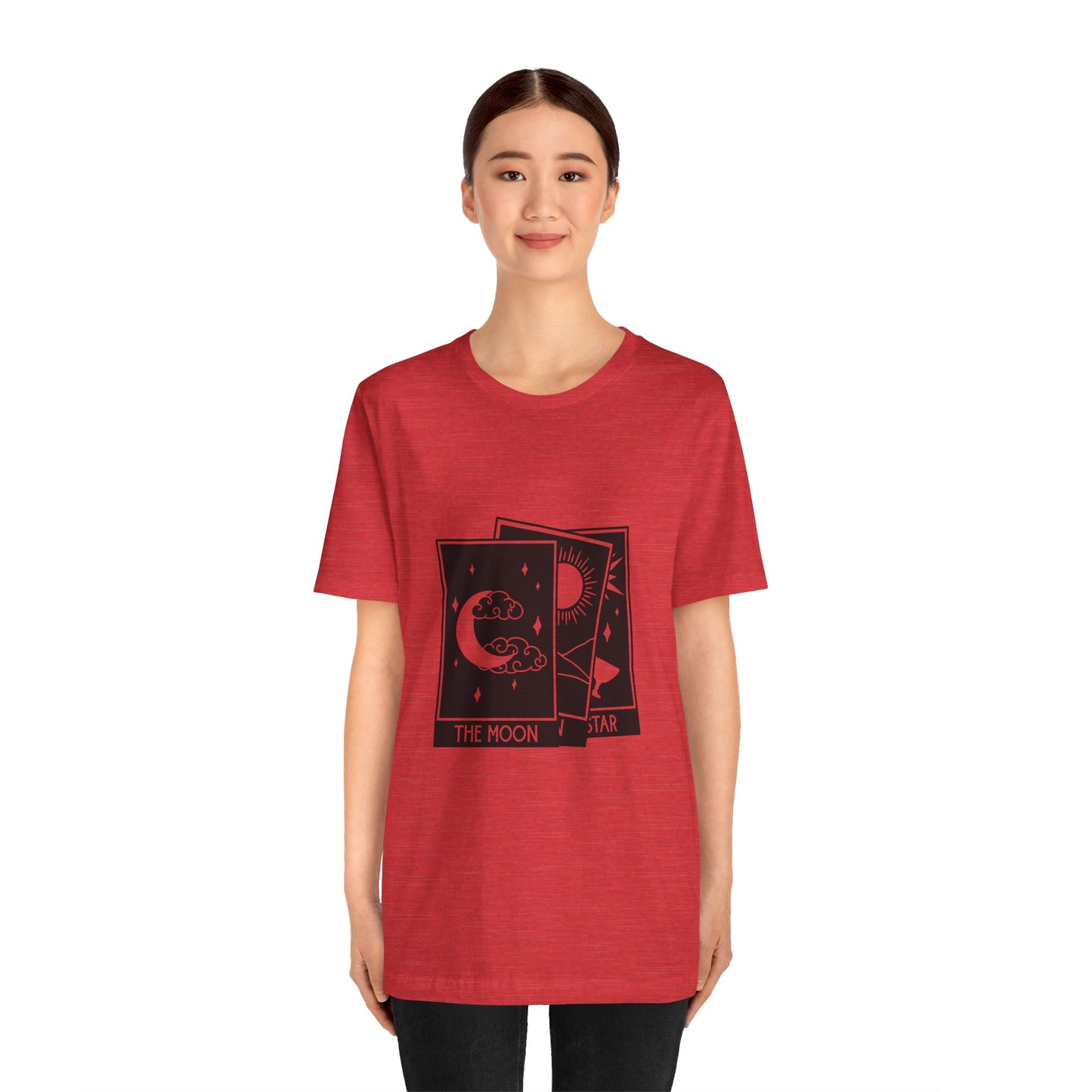 Tarot Stack T-shirt, Astrology Shirt, Mystical Shirt, Boho T-shirt, Moon Stars Sun T-Shirt, Mystic Shirt Gift for Her