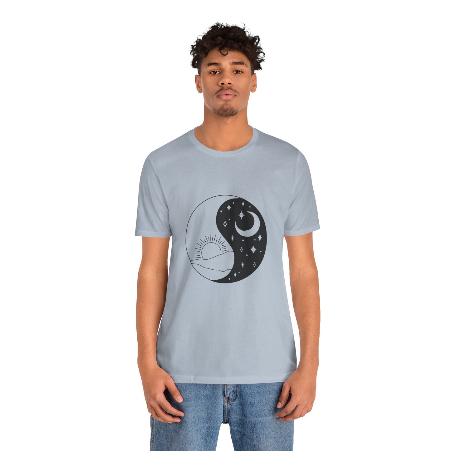 Ying Yang T-shirt, Sun and Moon Shirt, Mystical Shirt, Boho T-shirt, Mystics Shirt, Bohemian T-shirt, Gift Shirt for Her