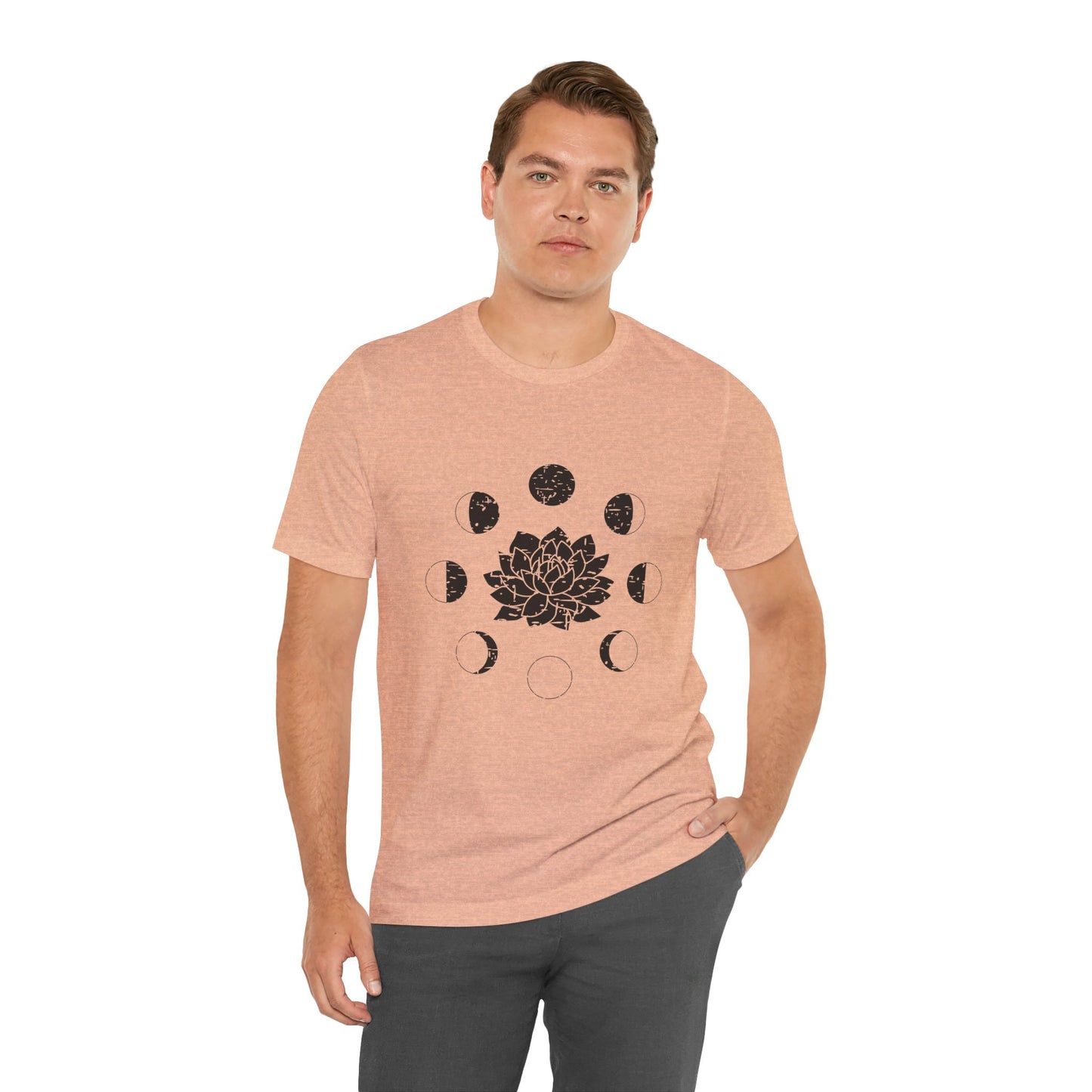 Lotus Moon Phase T-shirt, Boho T-shirt, Grunge Shirt, Inspirational T-shirt, Bohemian T-shirt, Moon and Stars T-Shirt, Gift for Her