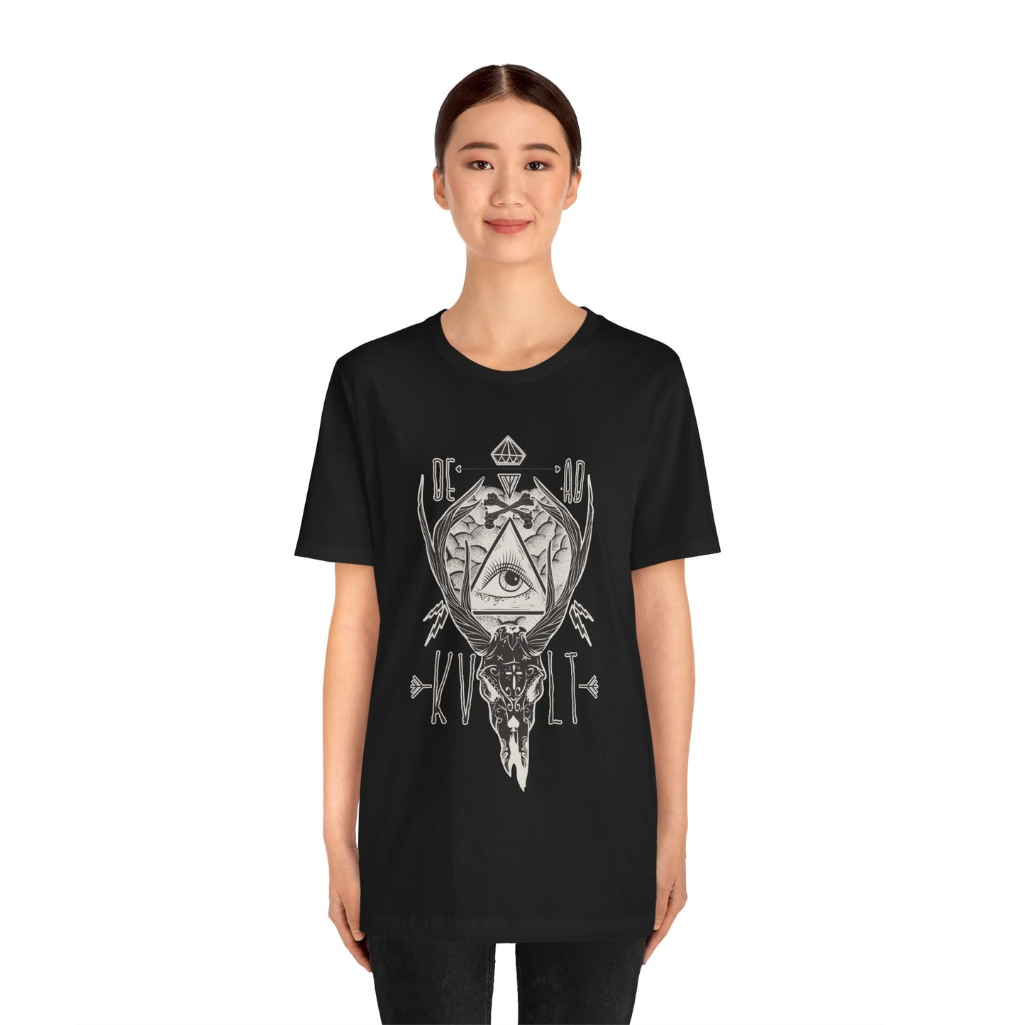 Dead Kvlt T-shirt, Eye T-shirt, Skull Shirt, Heavy Metal Shirt, Motorcycle T-Shirt, Scary Shirt, Horror Shirt, Rockers T-shirt,