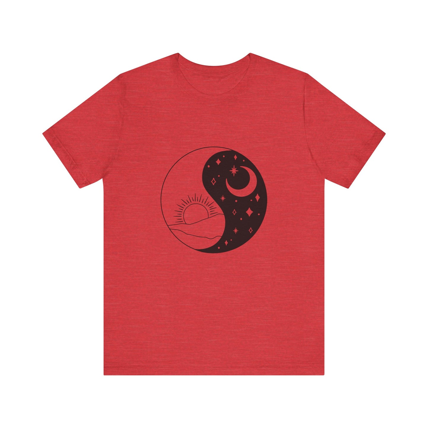 Ying Yang T-shirt, Sun and Moon Shirt, Mystical Shirt, Boho T-shirt, Mystics Shirt, Bohemian T-shirt, Gift Shirt for Her