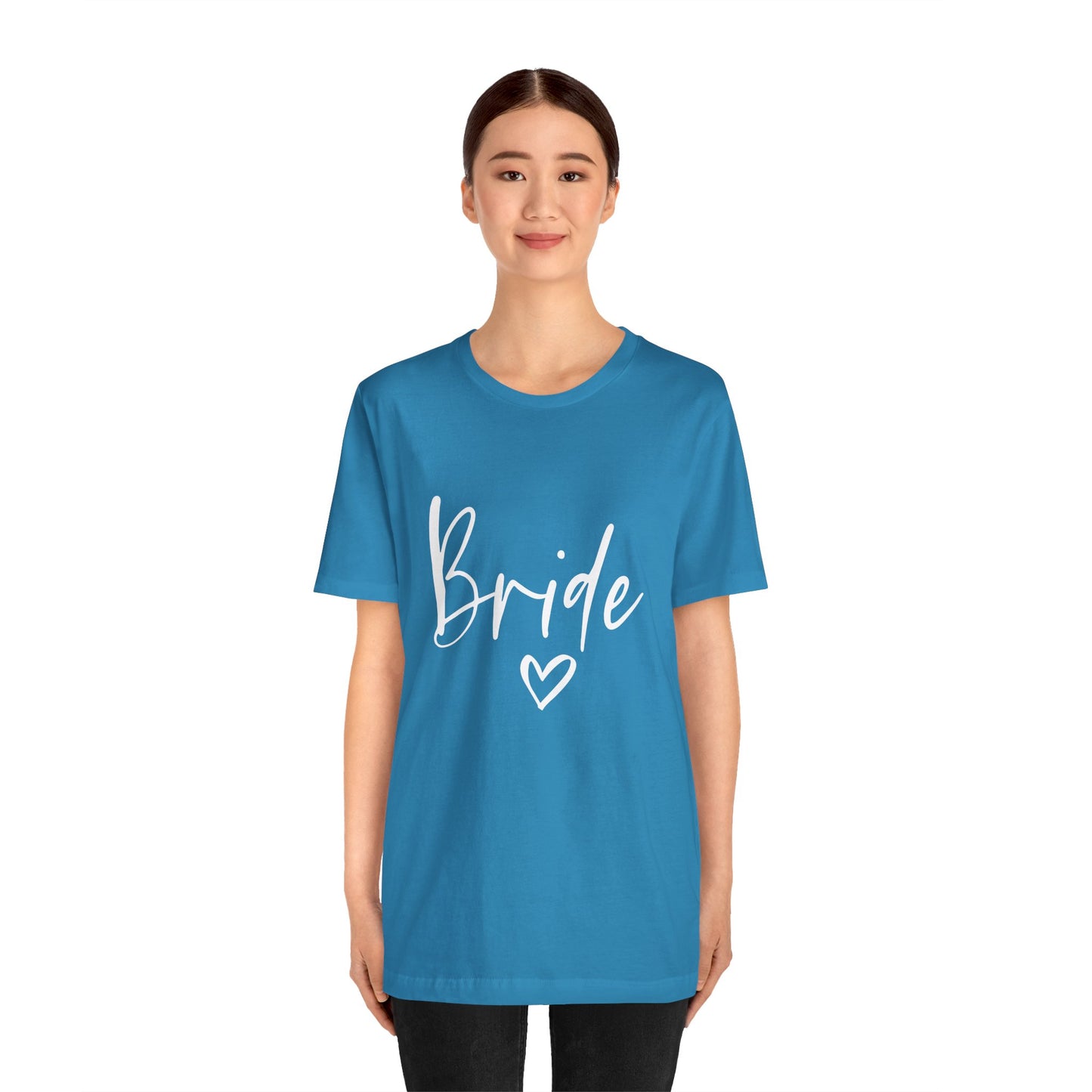 Bride T-shirt, Wedding Shirt, Bride Tee, Bridal Shower, Heart T-shirt, Bachelorette Party Shirt, Hen Night Top, Gift Shirt for Bride