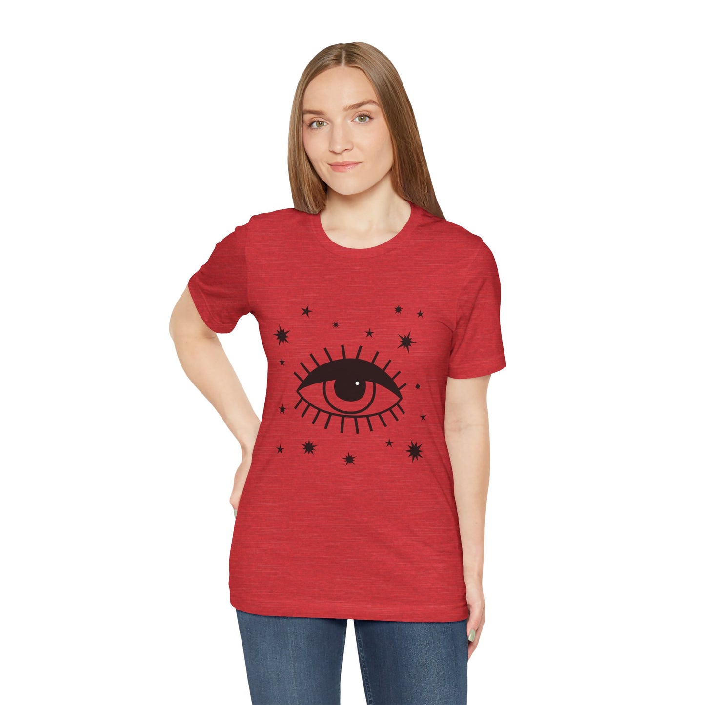 Mystical Shirt, Third Eye T-shirt, Boho T-shirt, Stars T-Shirt, Bohemian T-shirt, Astrologic Shirt, Gift for Her