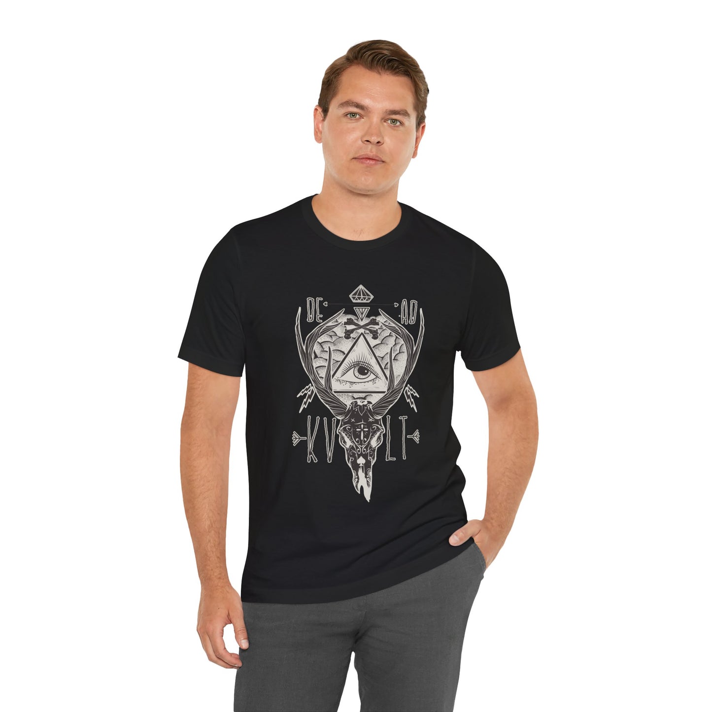 Dead Kvlt T-shirt, Eye T-shirt, Skull Shirt, Heavy Metal Shirt, Motorcycle T-Shirt, Scary Shirt, Horror Shirt, Rockers T-shirt,