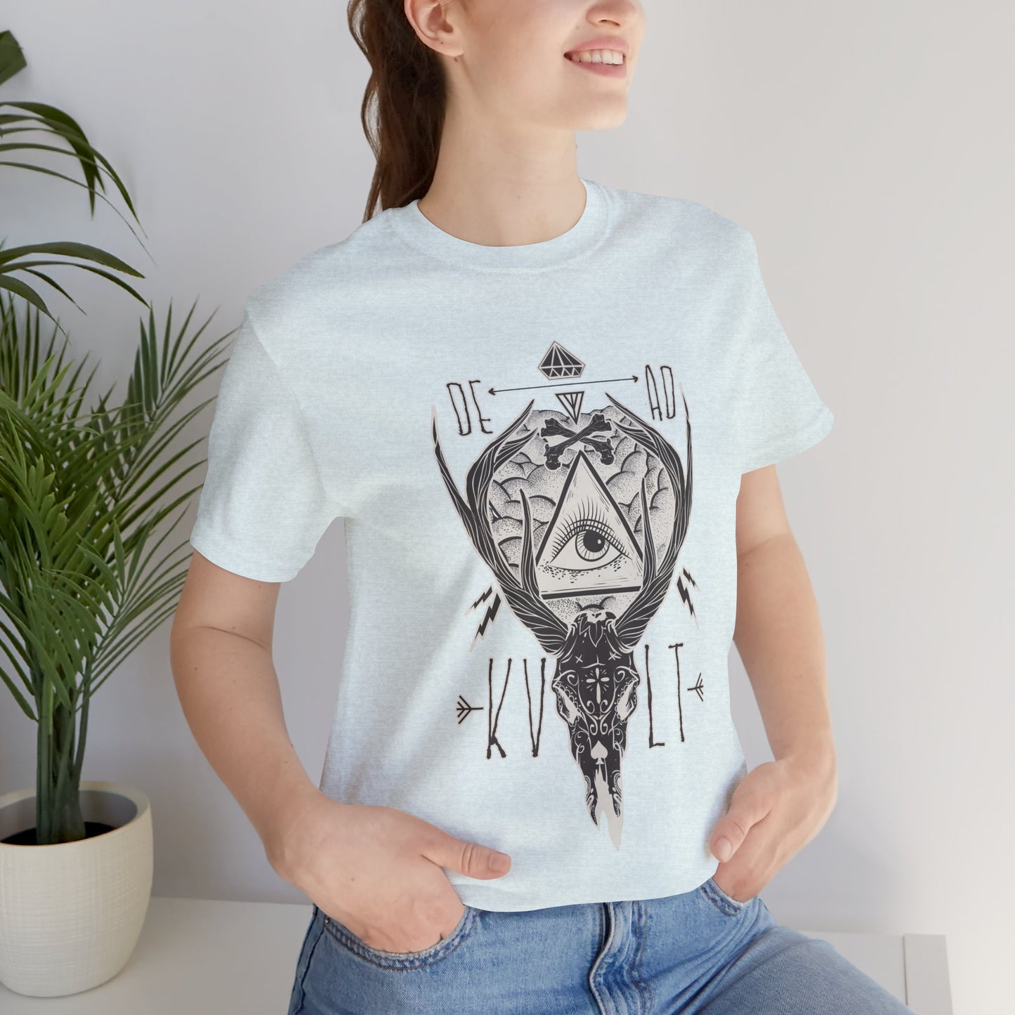 Dead Kvlt T-shirt, Eye T-shirt, Skull Shirt, Heavy Metal Shirt, Motorcycle T-Shirt, Scary Shirt, Horror Shirt, Rockers T-shirt,