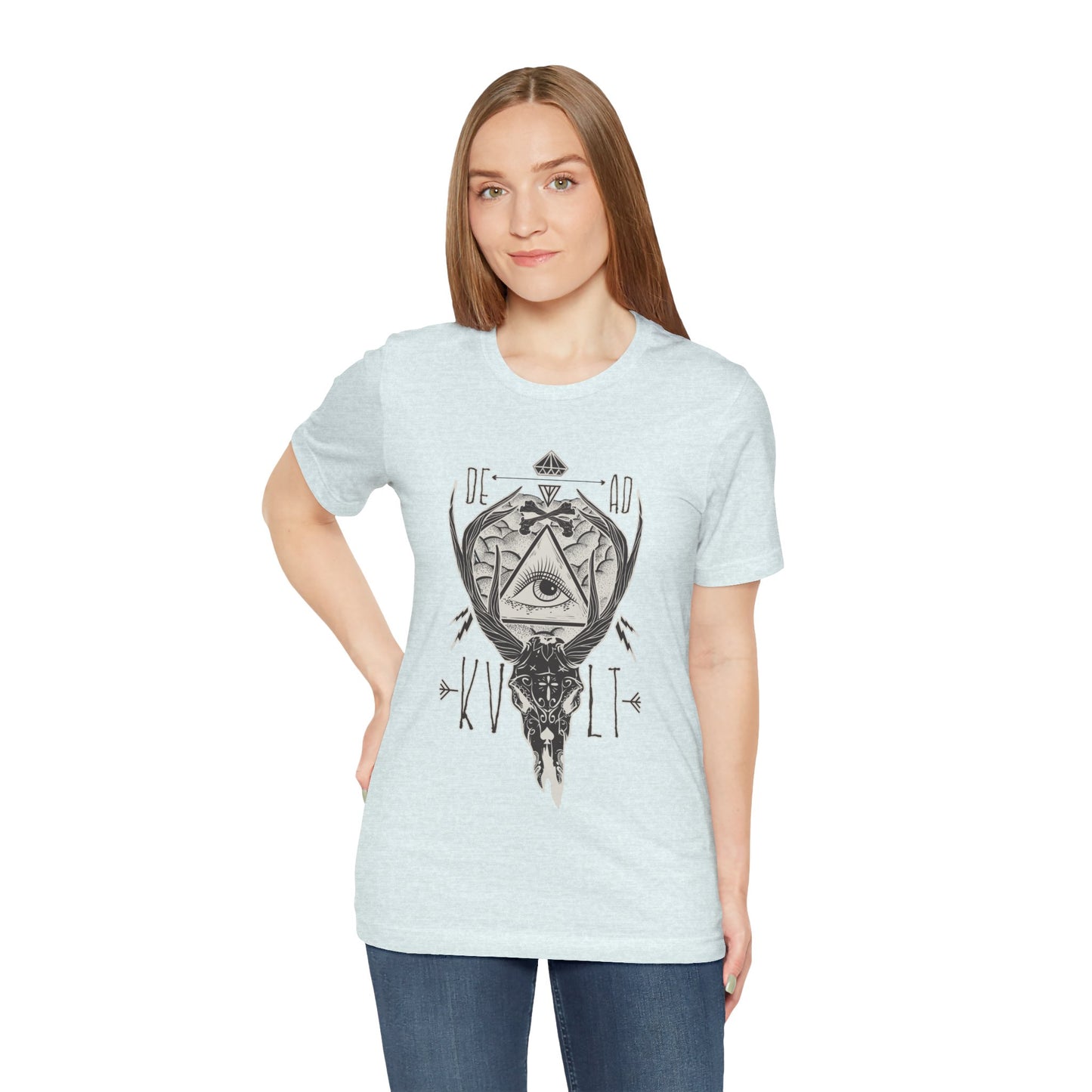 Dead Kvlt T-shirt, Eye T-shirt, Skull Shirt, Heavy Metal Shirt, Motorcycle T-Shirt, Scary Shirt, Horror Shirt, Rockers T-shirt,
