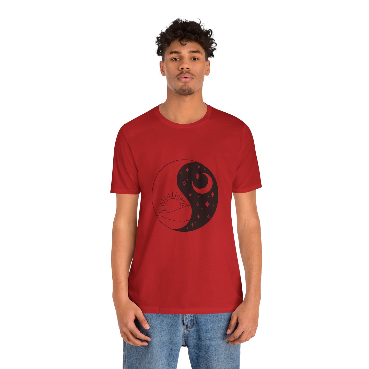 Ying Yang T-shirt, Sun and Moon Shirt, Mystical Shirt, Boho T-shirt, Mystics Shirt, Bohemian T-shirt, Gift Shirt for Her