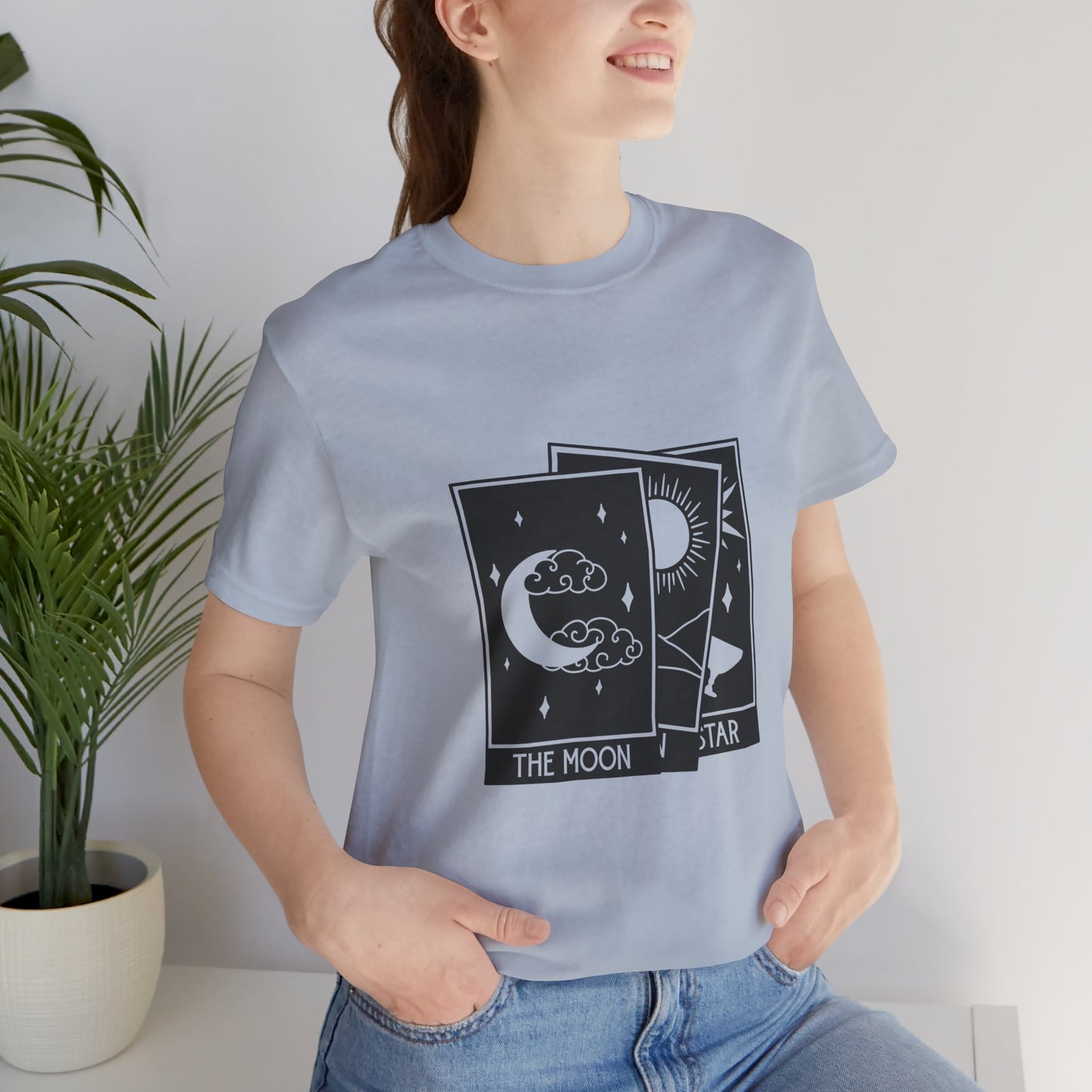Tarot Stack T-shirt, Astrology Shirt, Mystical Shirt, Boho T-shirt, Moon Stars Sun T-Shirt, Mystic Shirt Gift for Her