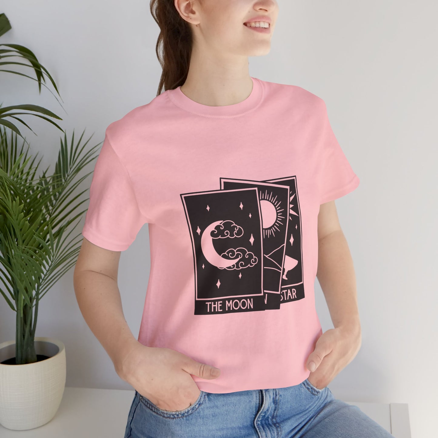 Tarot Stack T-shirt, Astrology Shirt, Mystical Shirt, Boho T-shirt, Moon Stars Sun T-Shirt, Mystic Shirt Gift for Her