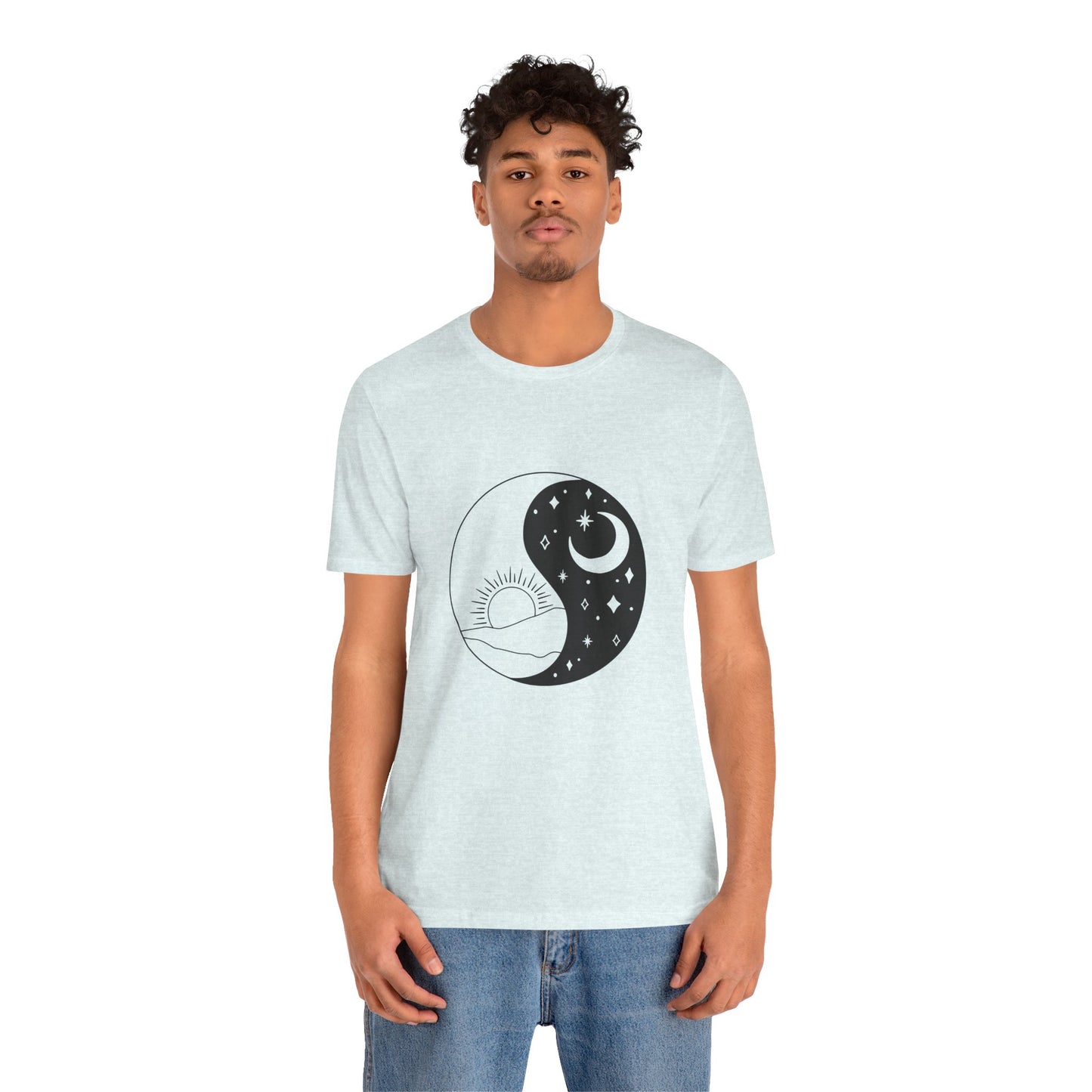 Ying Yang T-shirt, Sun and Moon Shirt, Mystical Shirt, Boho T-shirt, Mystics Shirt, Bohemian T-shirt, Gift Shirt for Her