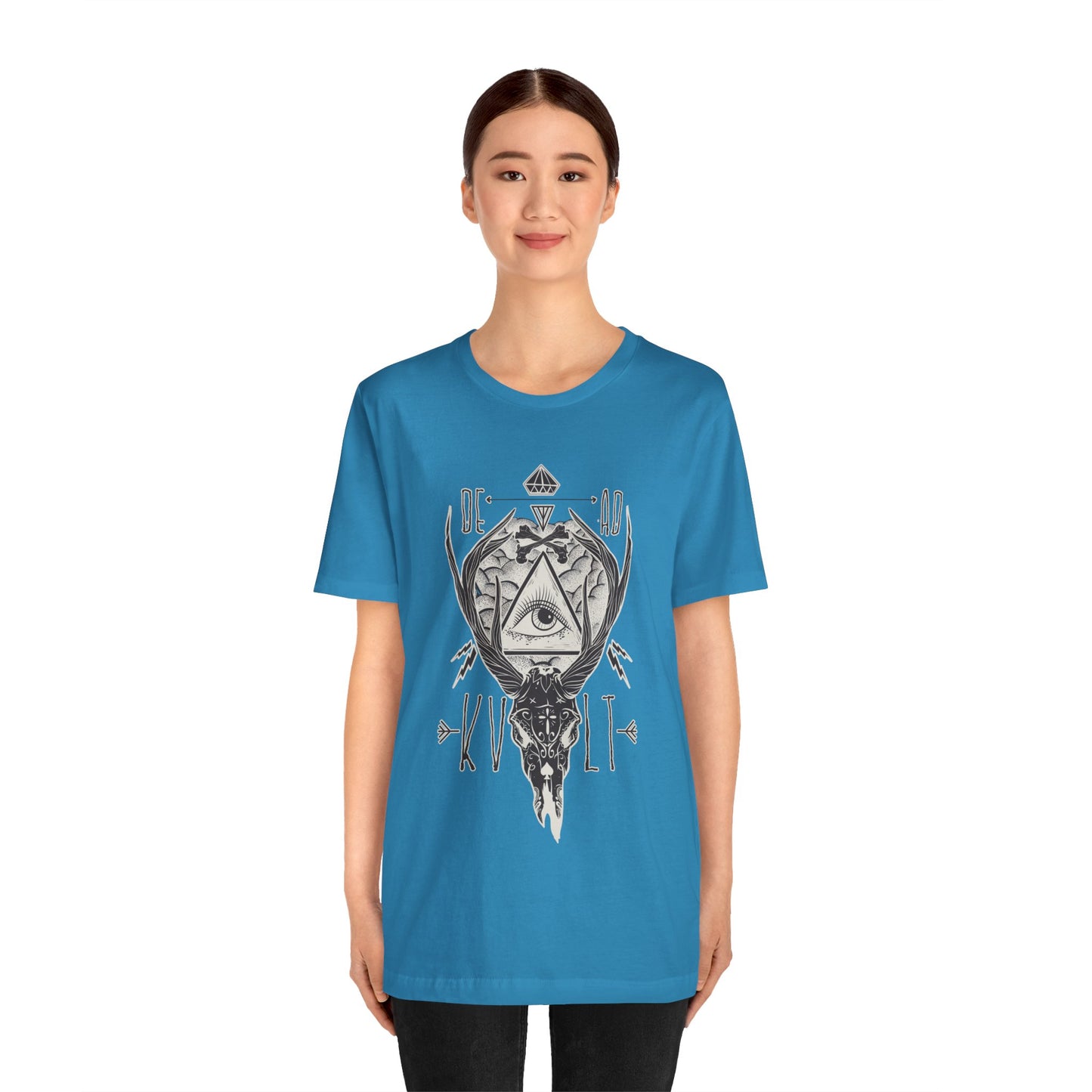 Dead Kvlt T-shirt, Eye T-shirt, Skull Shirt, Heavy Metal Shirt, Motorcycle T-Shirt, Scary Shirt, Horror Shirt, Rockers T-shirt,