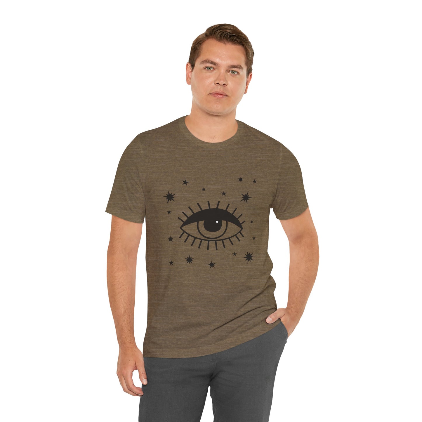 Mystical Shirt, Third Eye T-shirt, Boho T-shirt, Stars T-Shirt, Bohemian T-shirt, Astrologic Shirt, Gift for Her