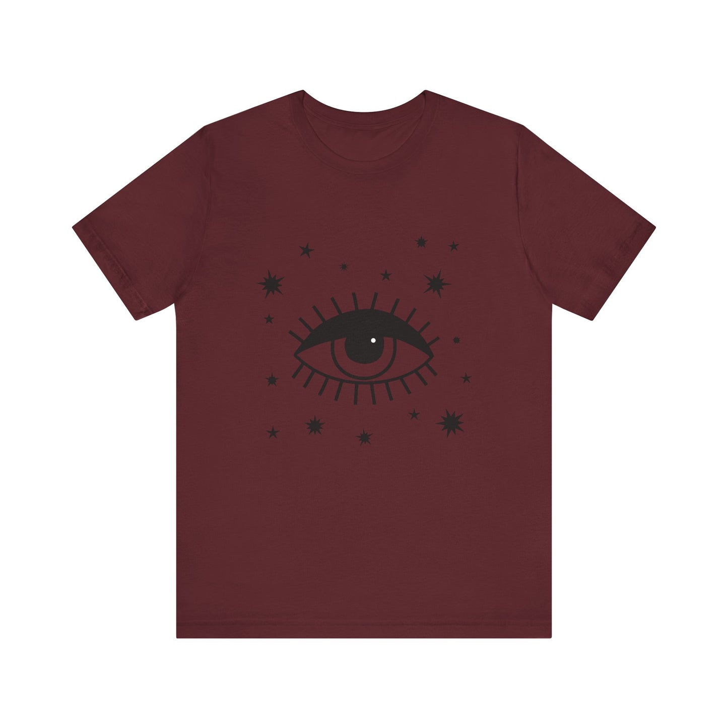 Mystical Shirt, Third Eye T-shirt, Boho T-shirt, Stars T-Shirt, Bohemian T-shirt, Astrologic Shirt, Gift for Her
