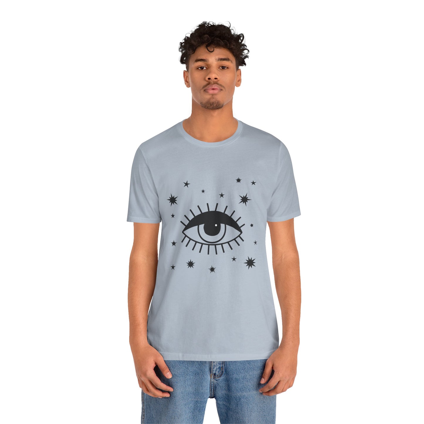 Mystical Shirt, Third Eye T-shirt, Boho T-shirt, Stars T-Shirt, Bohemian T-shirt, Astrologic Shirt, Gift for Her